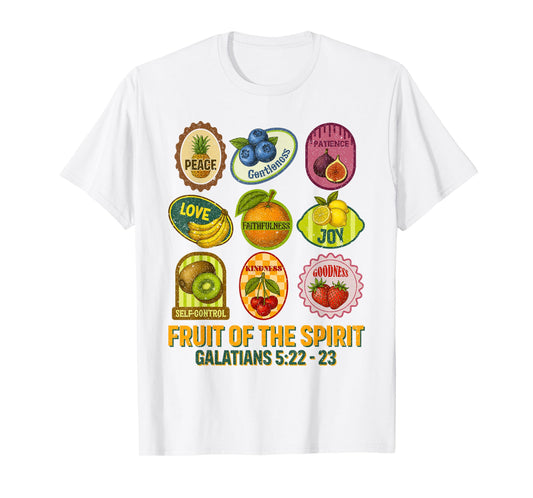 Fruit of The Spirit Christian Faith Jesus God Lover Bible T-Shirt