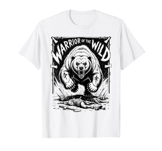 Viking Berserker - Warrior of The Wild - Norse Warrior Gym T-Shirt