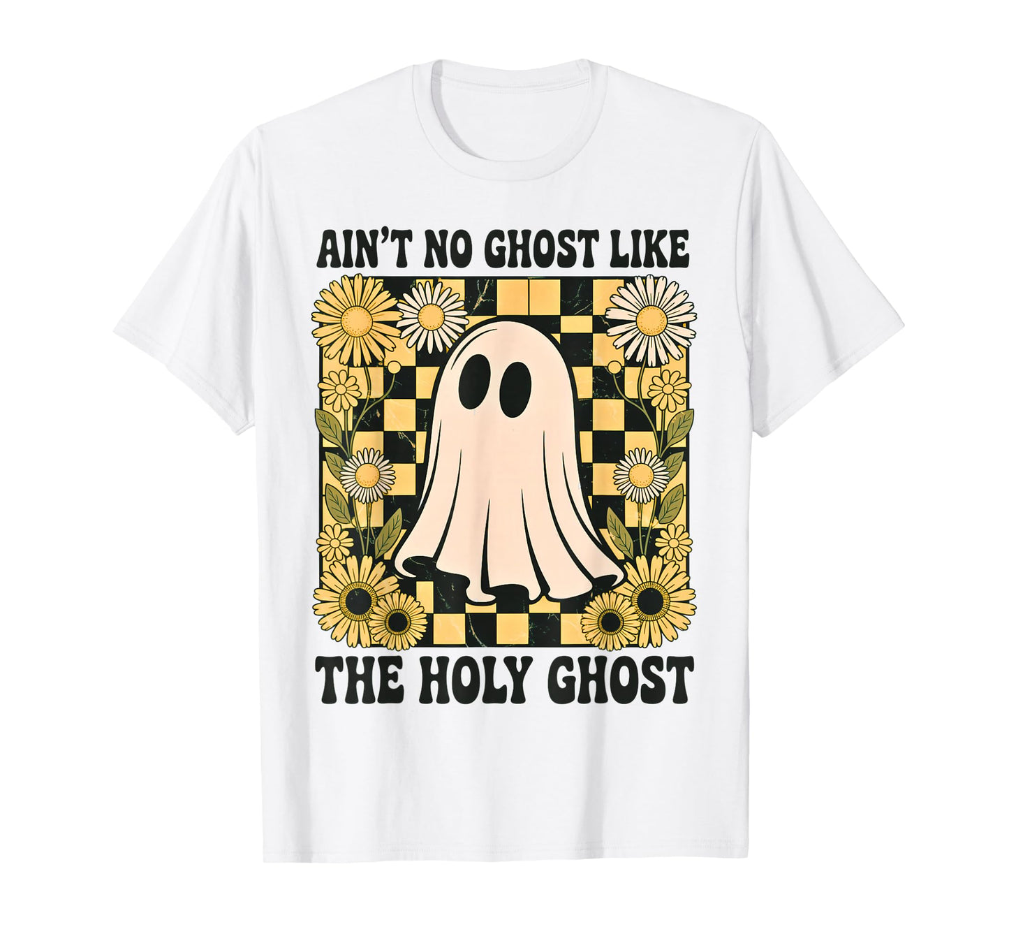 Retro Boho Ain’t No Ghost Like The Holy Ghost, Christian T-Shirt