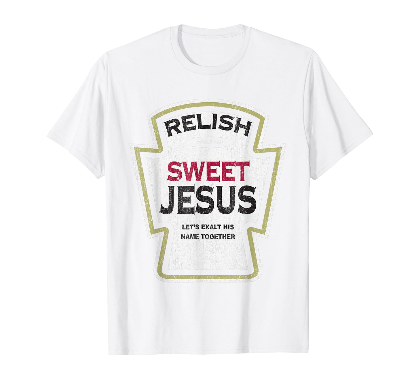 Retro Relish Sweet Jesus Funny Christian Parody T-Shirt