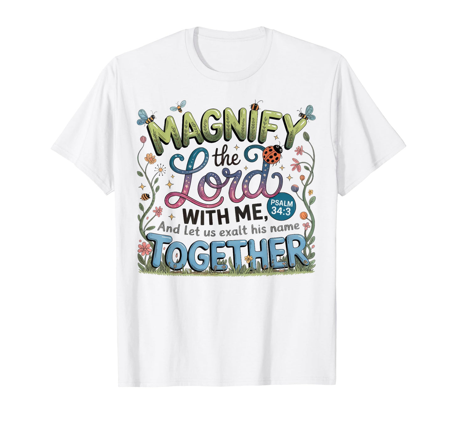 Summer Camp Magnify The Lord Christian VBS 2025 T-Shirt