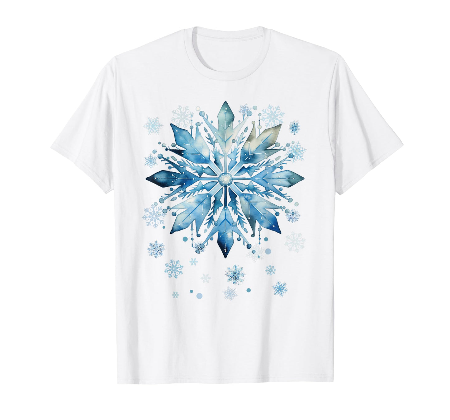 Snowflake Costume Winter Christmas Matching Women Kids Adult T-Shirt