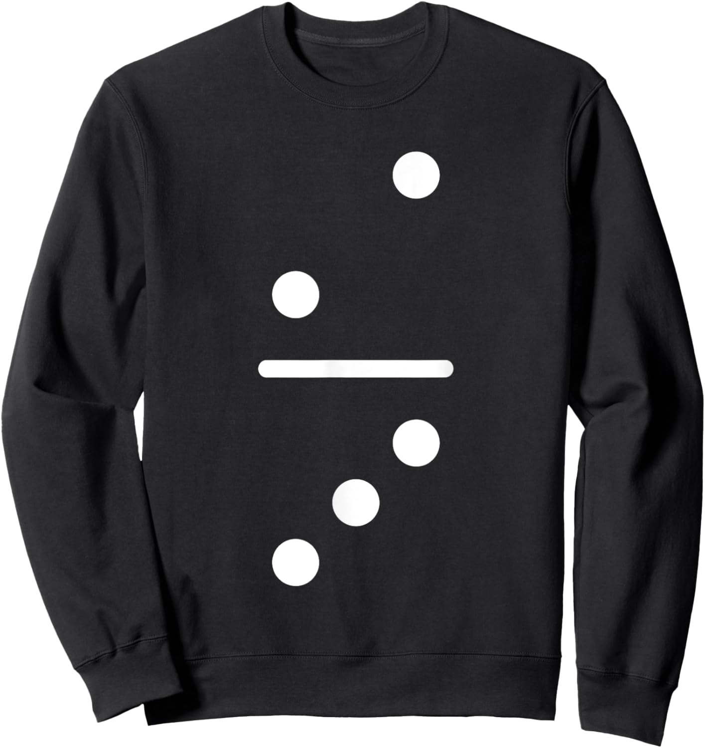 Domino Game 2 3 Dots Matching Halloween Group Costume Sweatshirt - Sweatshirt | Black