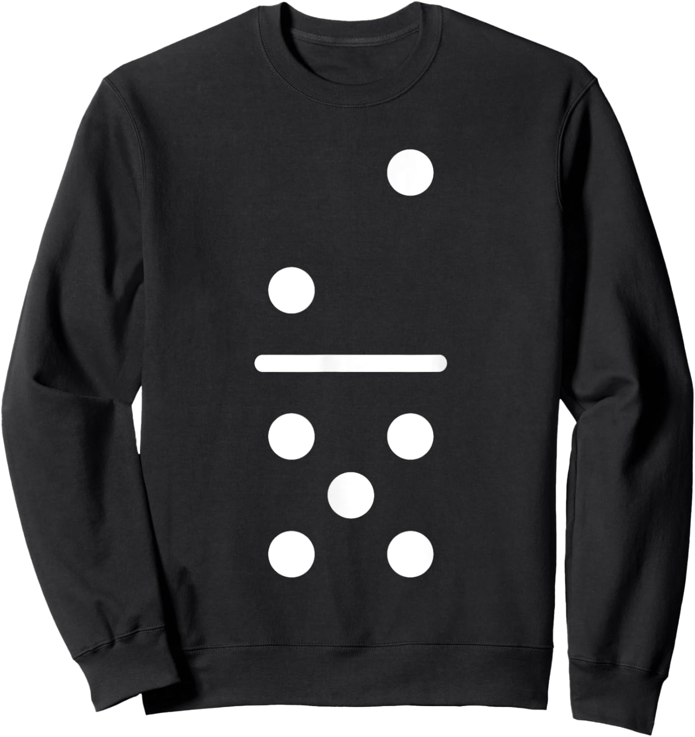 Domino Game 2 5 Dots Matching Halloween Group Costume Sweatshirt - Sweatshirt | Black