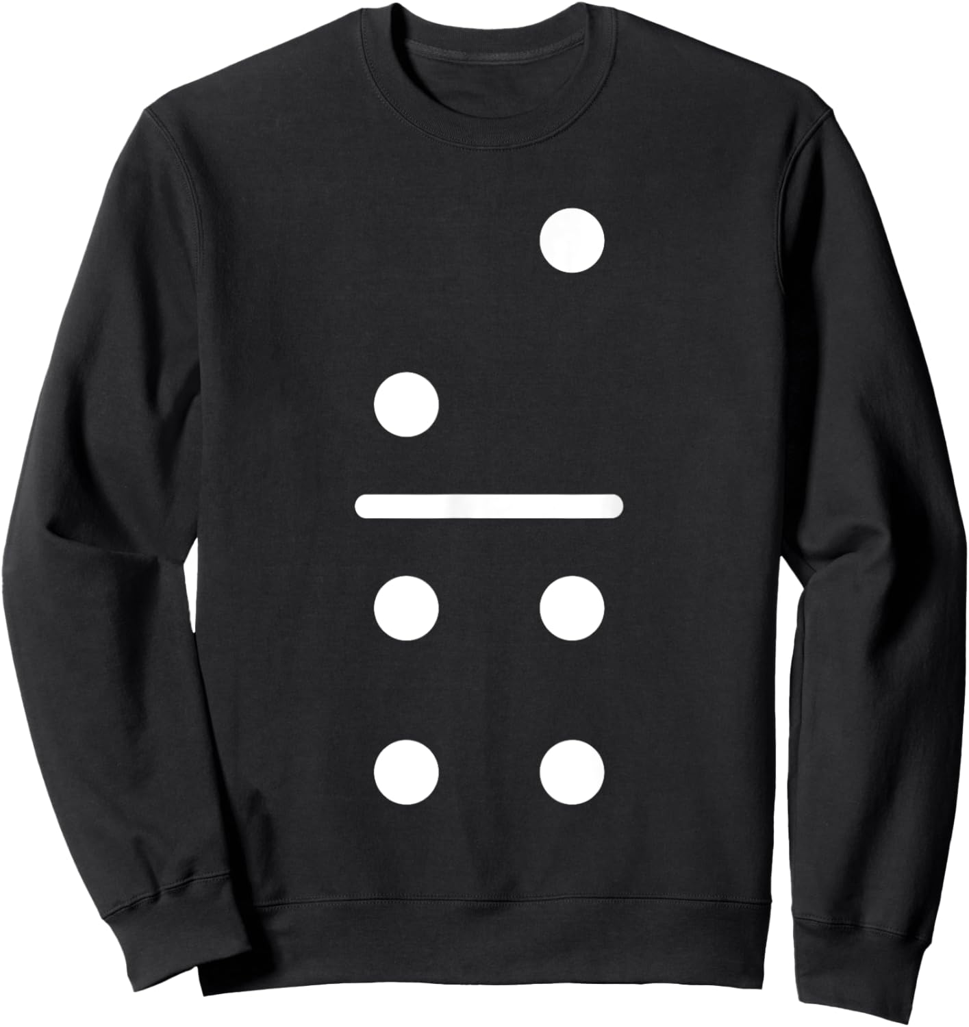 Domino Game 2 4 Dots Matching Halloween Group Costume Sweatshirt - Sweatshirt | Black