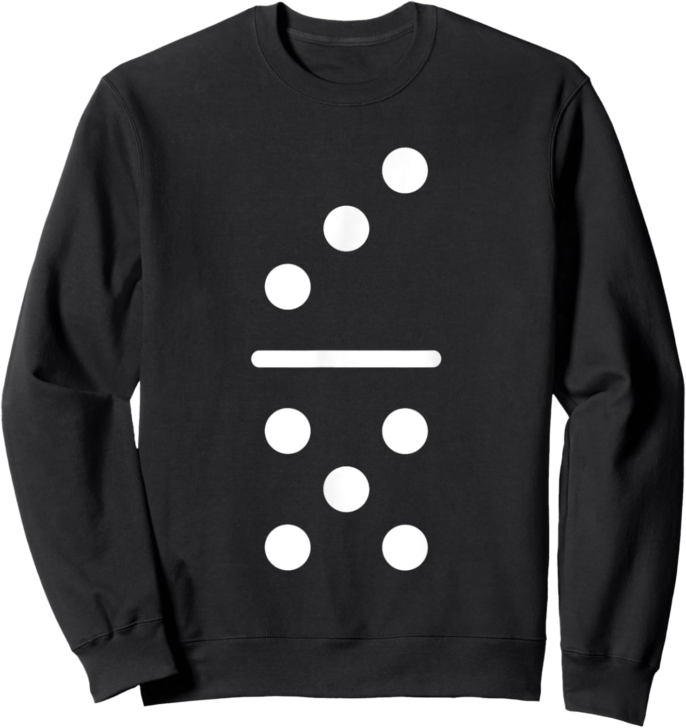Domino Game 3 5 Dots Matching Halloween Group Costume Sweatshirt - Sweatshirt | Black