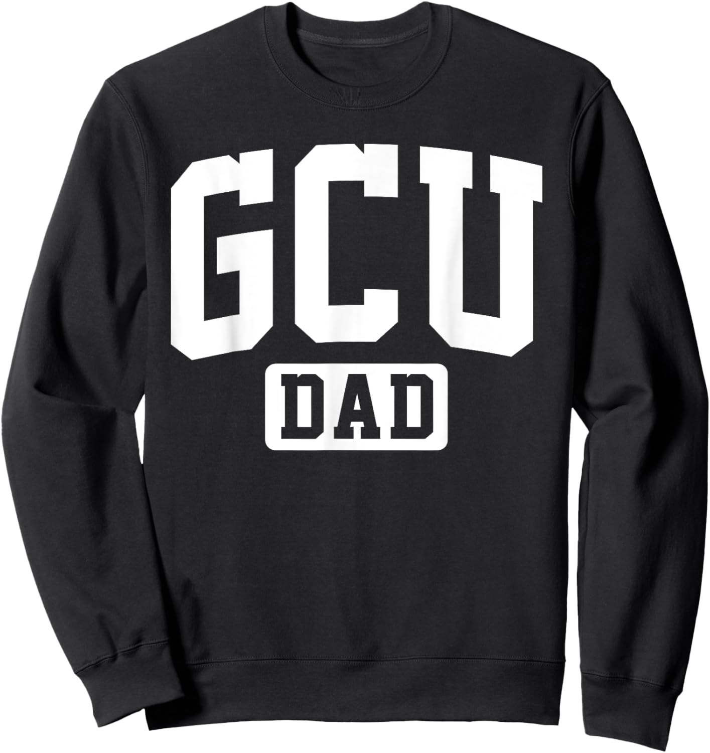 GCU University Dad Father Arch Vintage Family Women Sweatshirt - Sweatshirt | Black