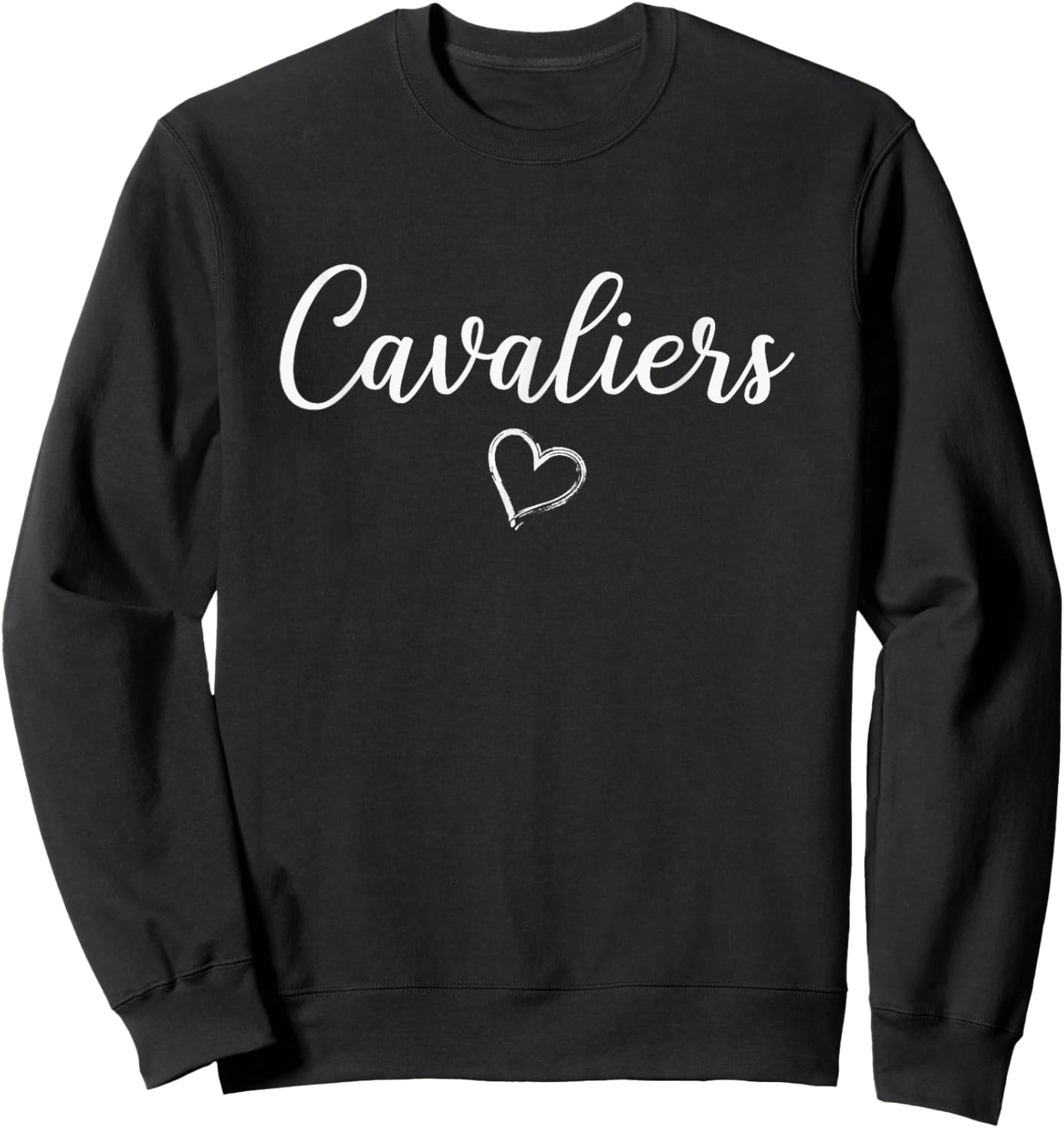 Cleveland Cavaliers Above Small Heart Sweatshirt - Sweatshirt | Black