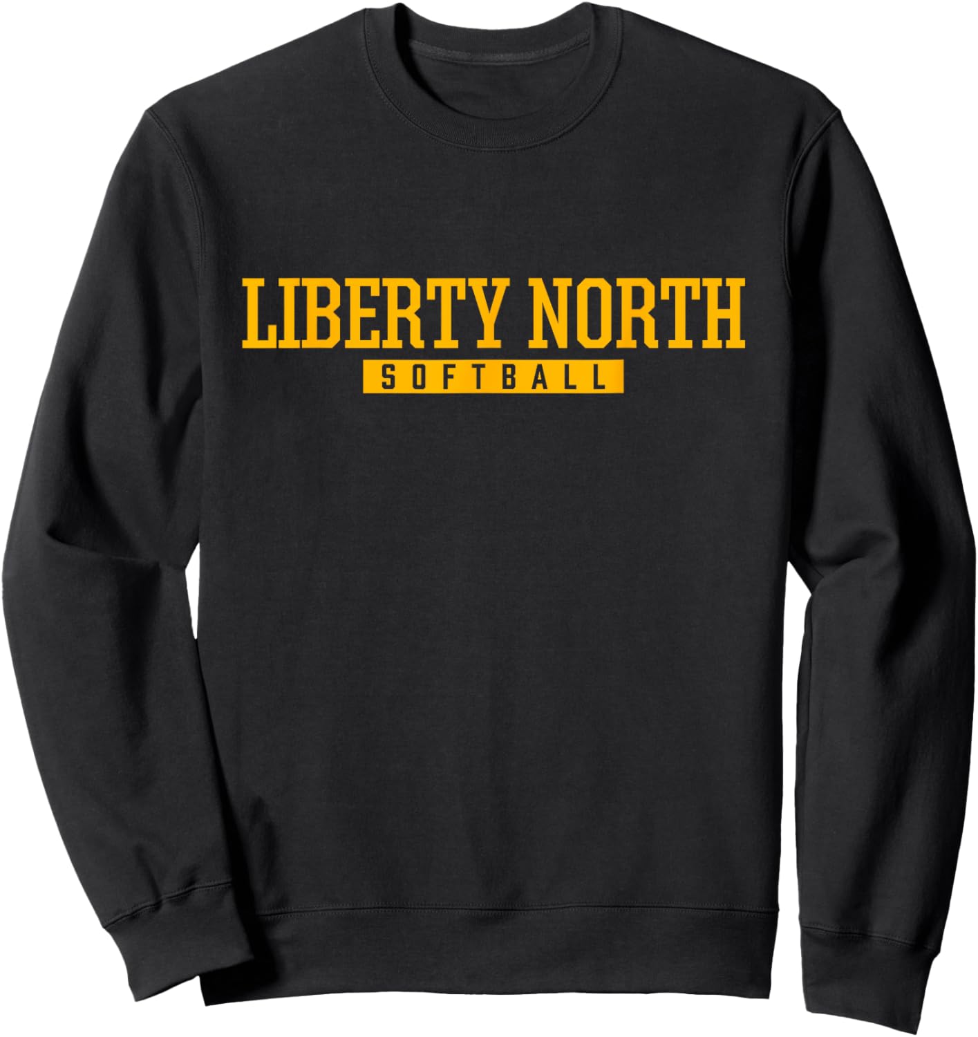 Liberty North High School Softball Sweatshirt - Sweatshirt | Black