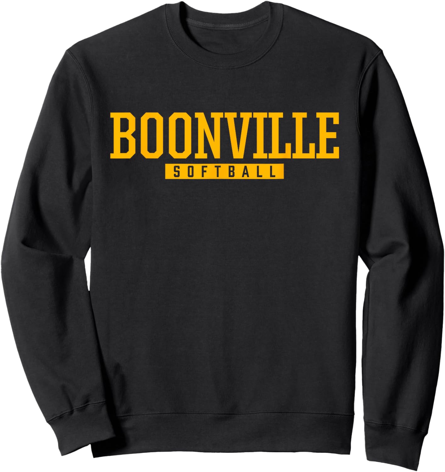Boonville High School Softball Sweatshirt - Sweatshirt | Black