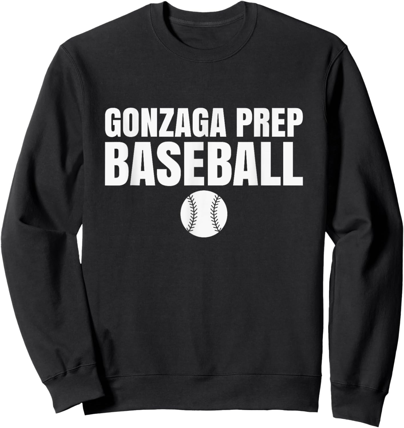 Gonzaga Prep School Baseball Sweatshirt - Sweatshirt | Black