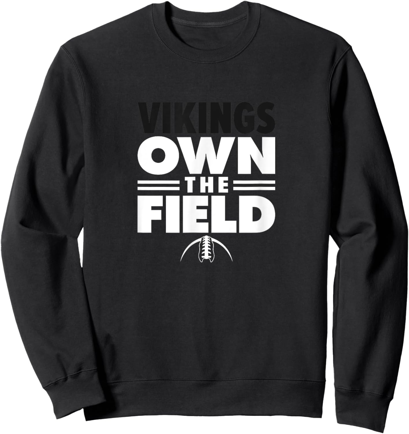 Whitehall Vikings Own the Field Sweatshirt - Sweatshirt | Black