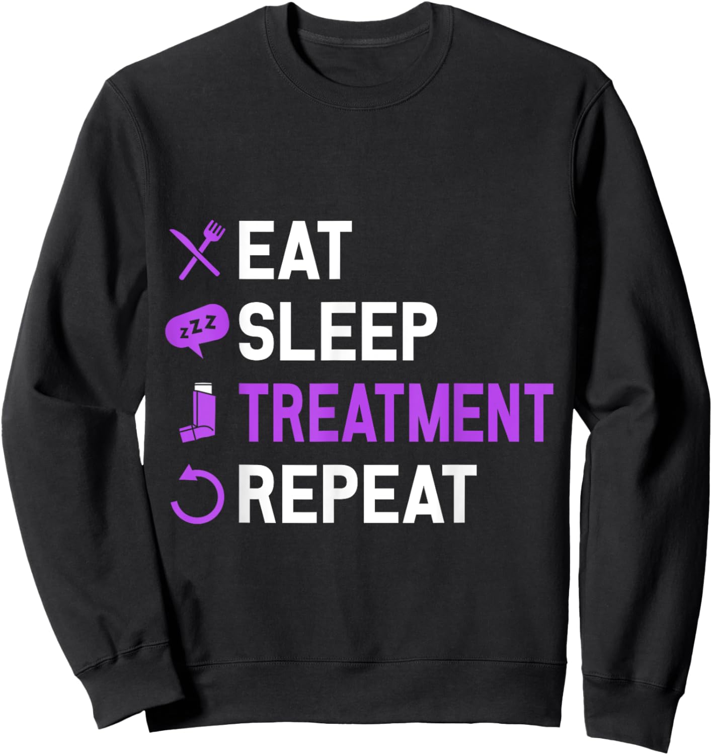 Cystic Fibrosis CF Sweatshirt - Sweatshirt | Black