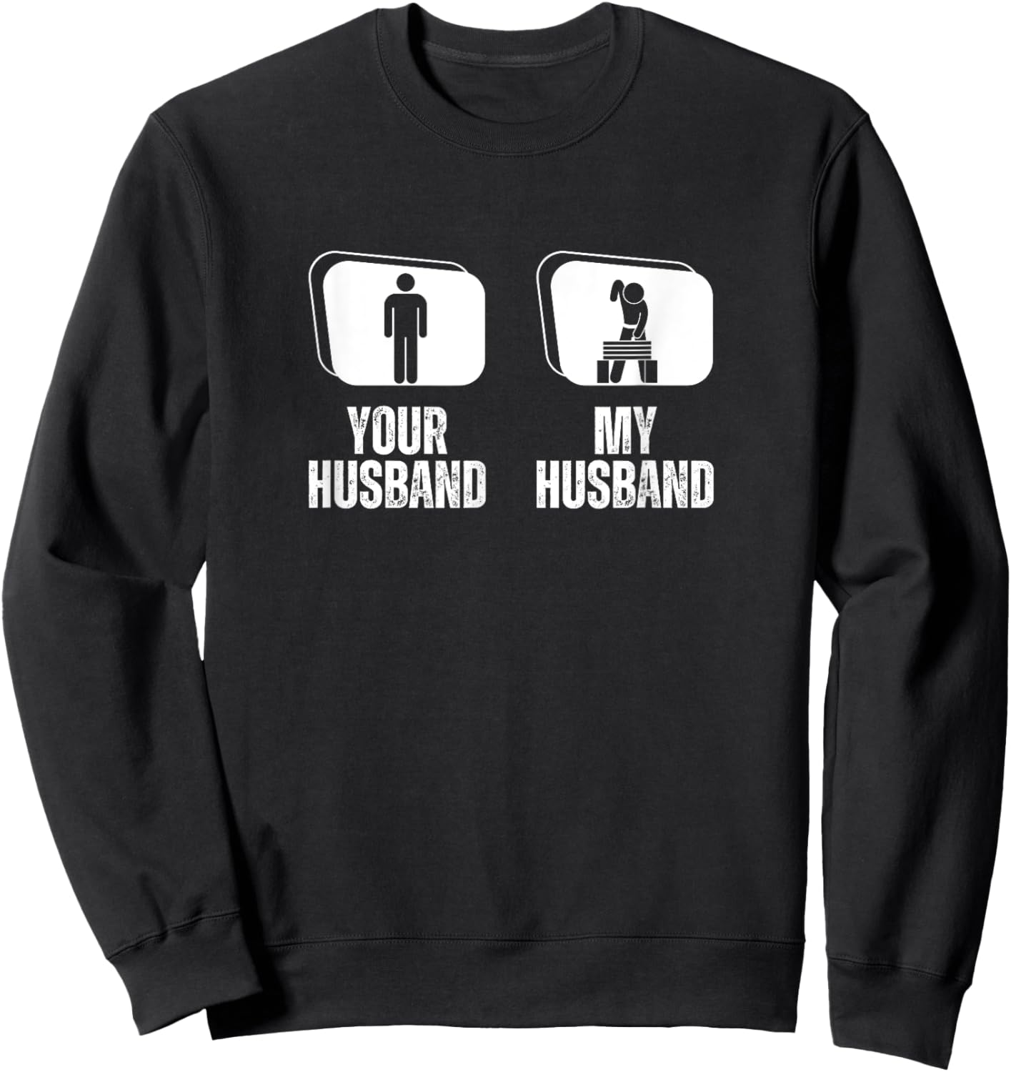 Your Husband My Husband Wife Karate Sweatshirt - Sweatshirt | Black