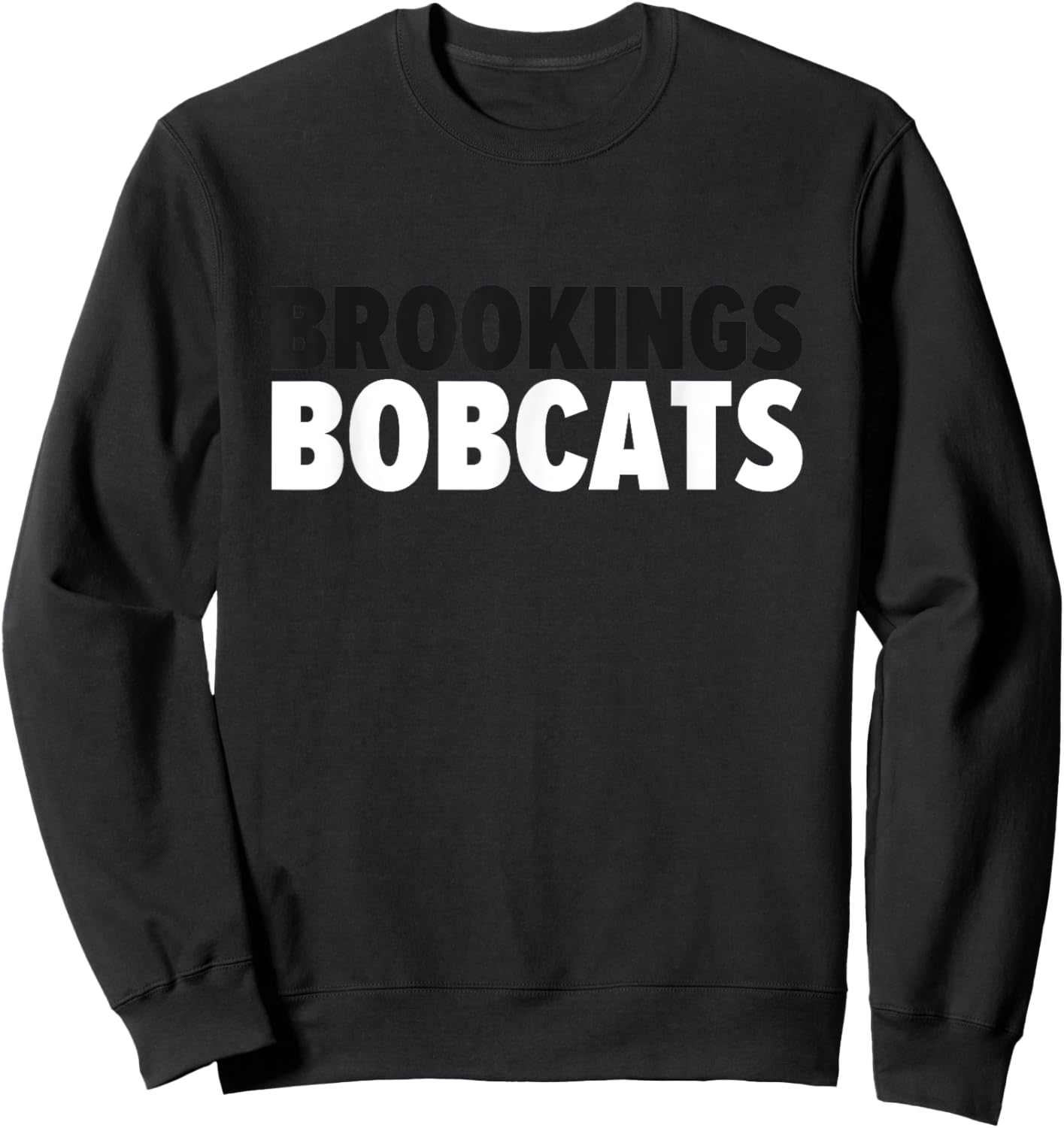 Brookings Bobcats Bold Sweatshirt - Sweatshirt | Black