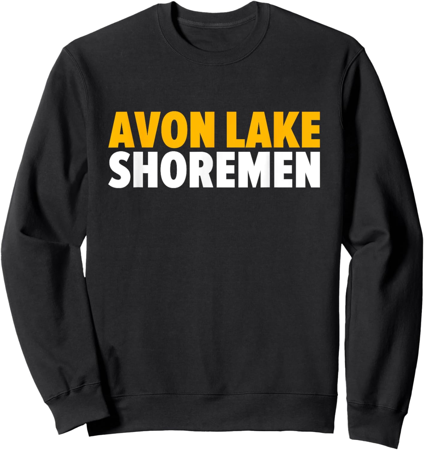 Avon Lake Shoremen Bold Sweatshirt - Sweatshirt | Black