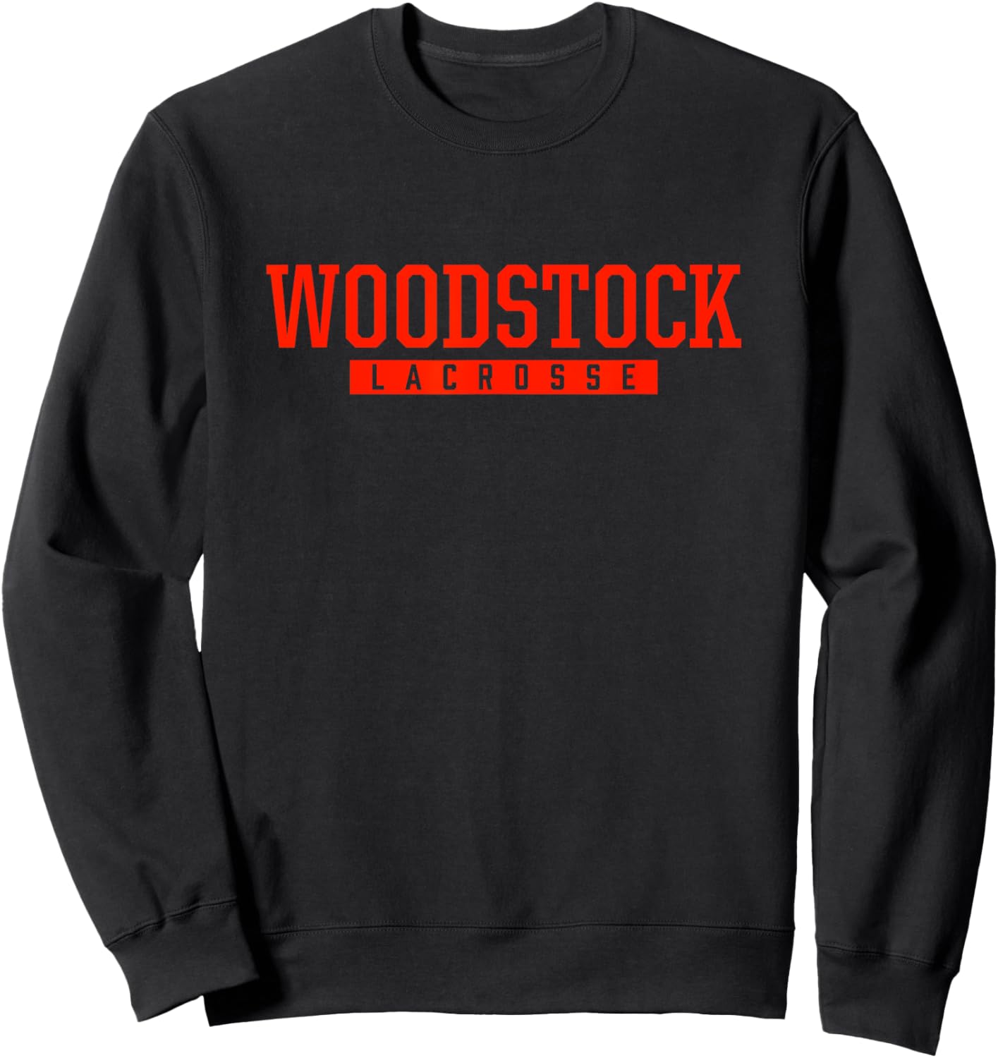 Woodstock High School Lacrosse Sweatshirt - Sweatshirt | Black