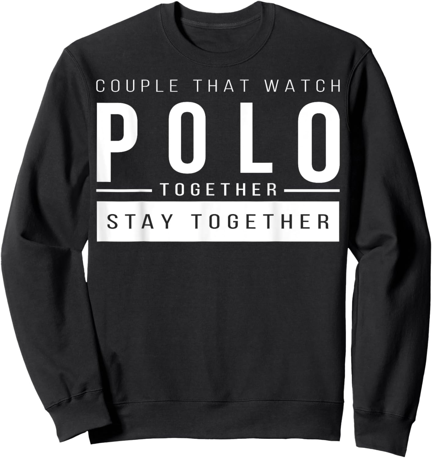 Sports Polo Sweatshirt - Sweatshirt | Black