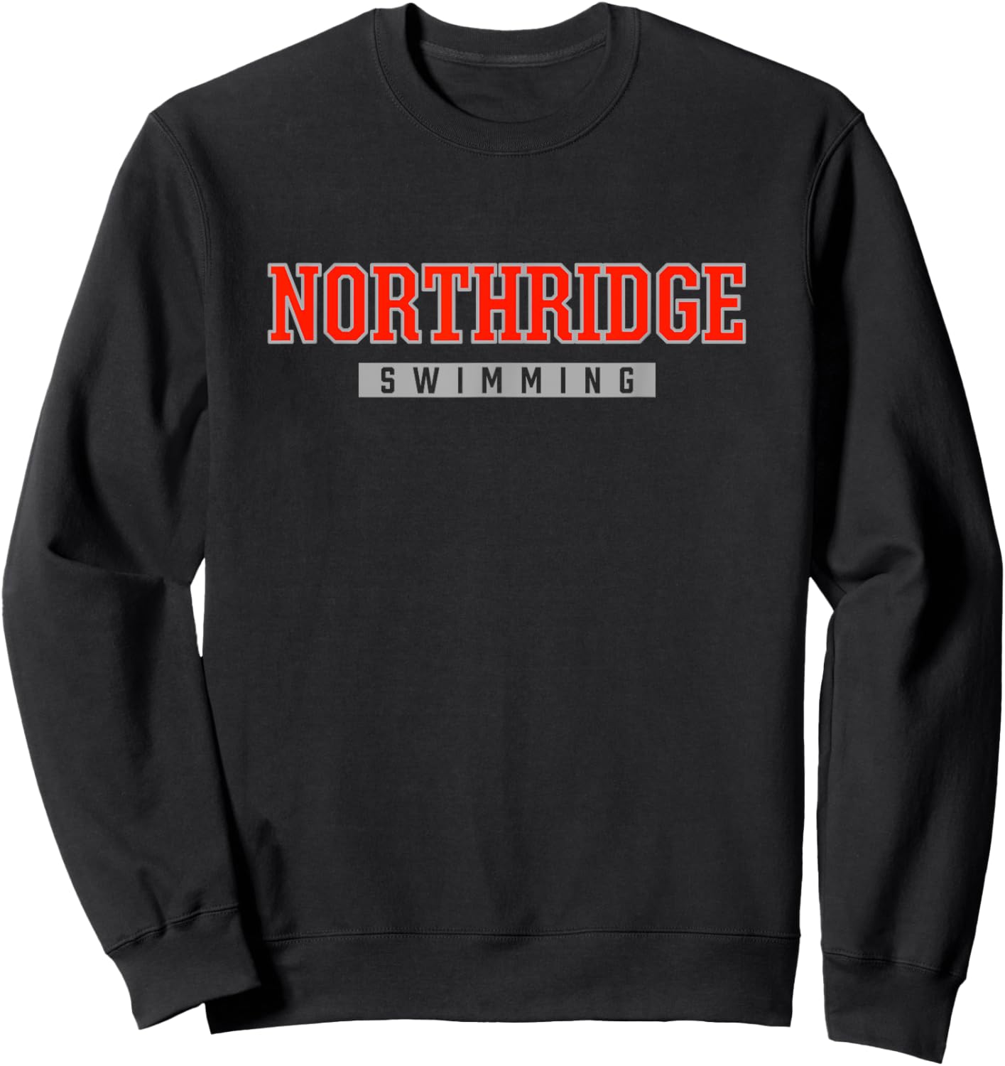 Northridge High School Swimming Sweatshirt - Sweatshirt | Black