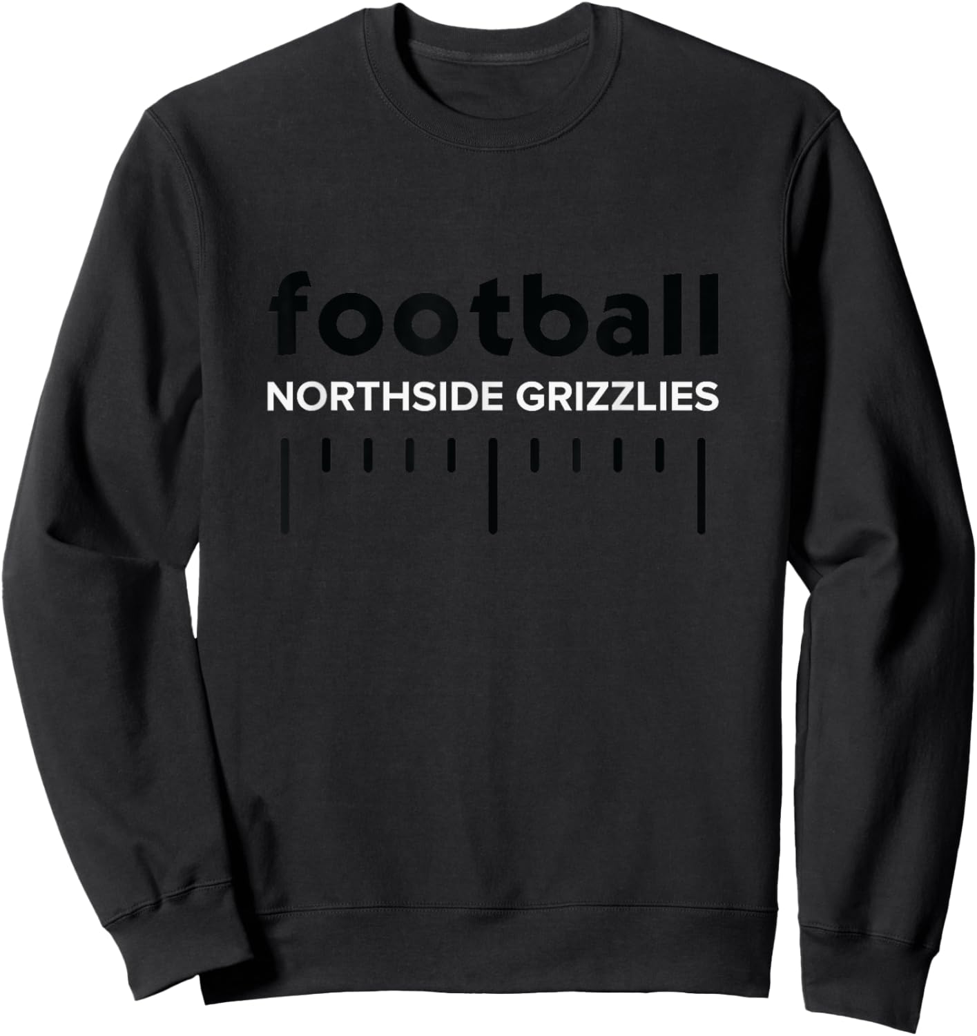 Northside Grizzlies Football Lines HS Sweatshirt - Sweatshirt | Black