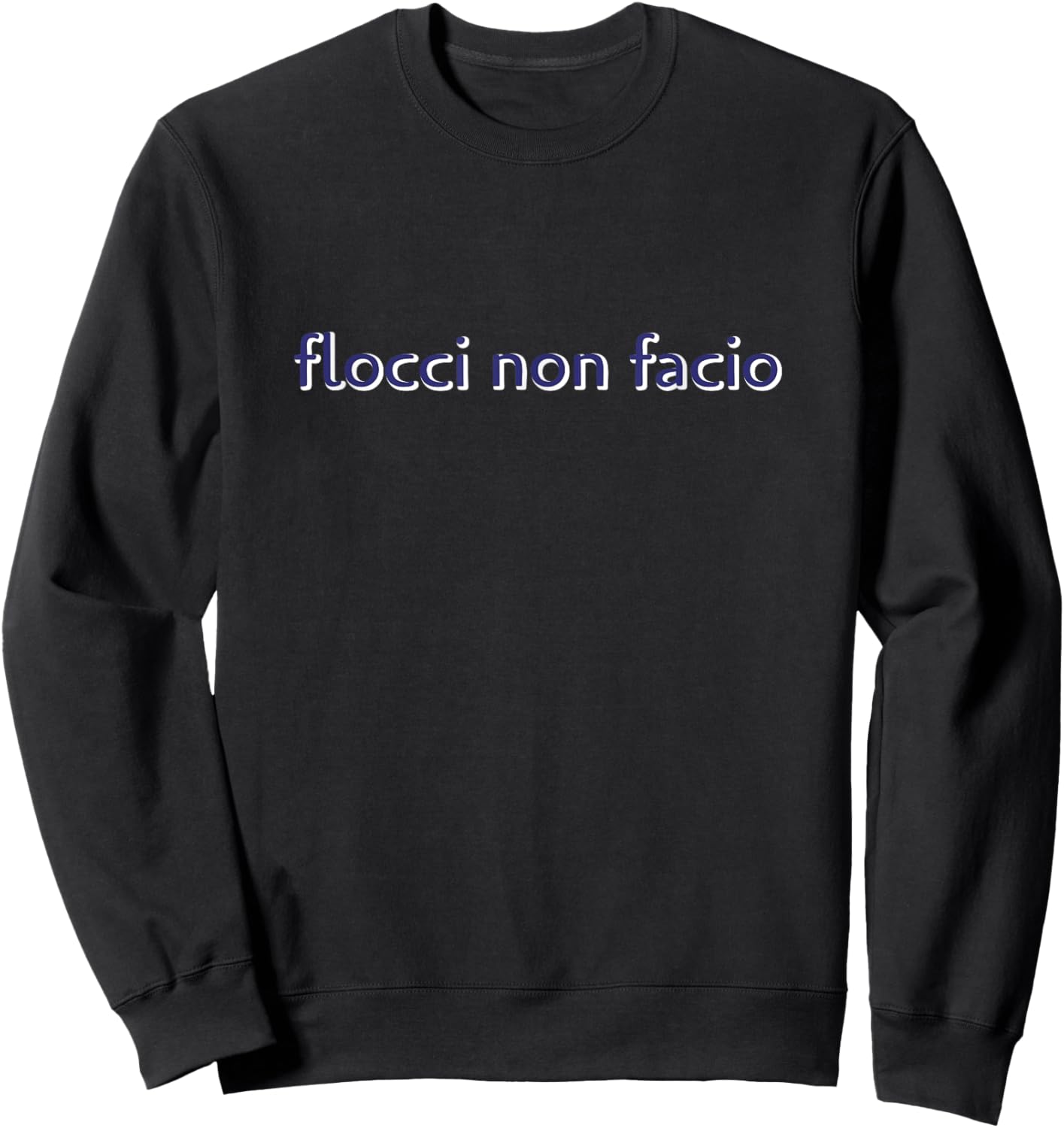flocci non facio - I'm not bothered Sweatshirt - Sweatshirt | Black