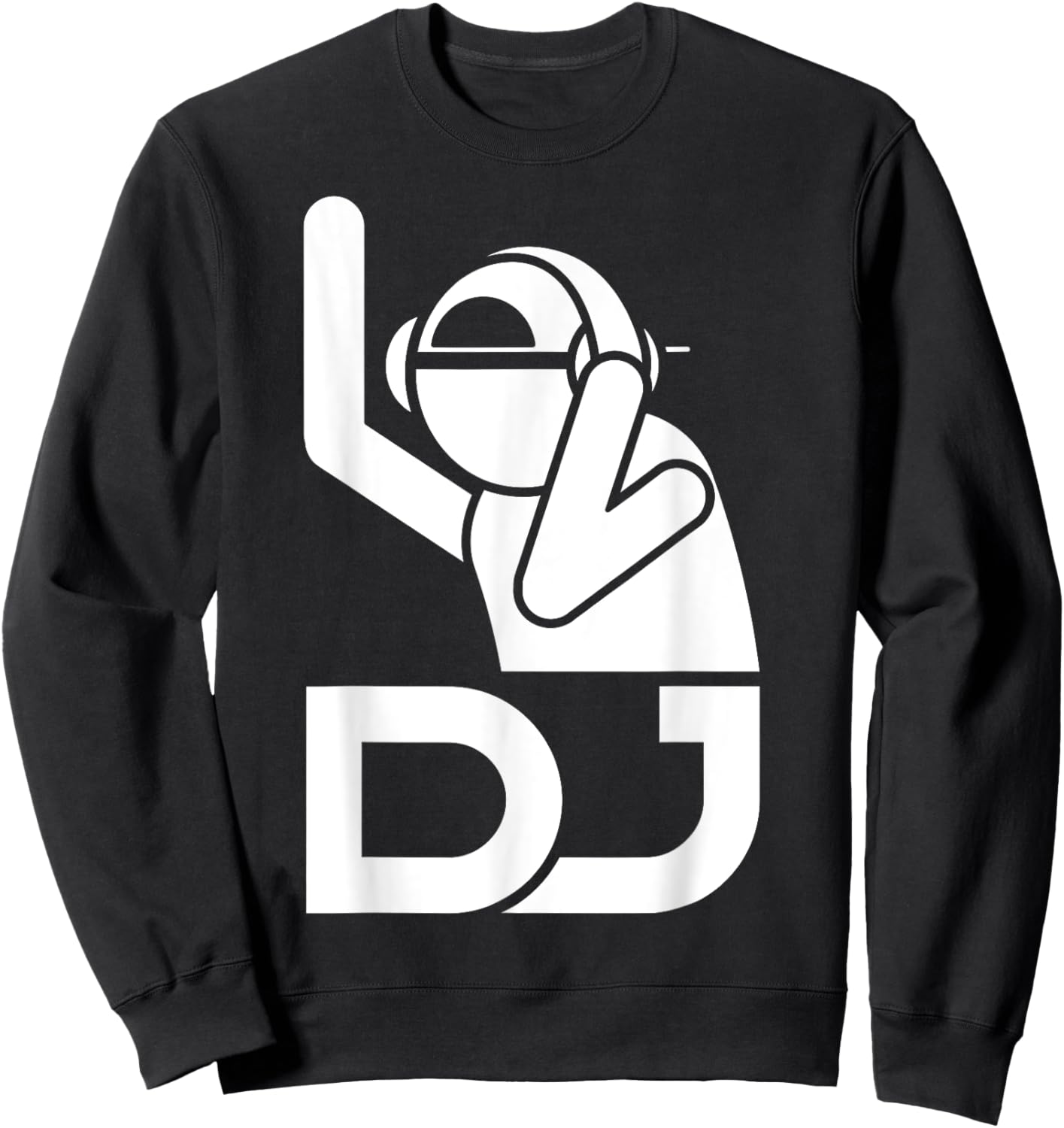 Cool DJ Art Teen Boys Disc Jockey Music Producer DJ Sweatshirt - Sweatshirt | Black