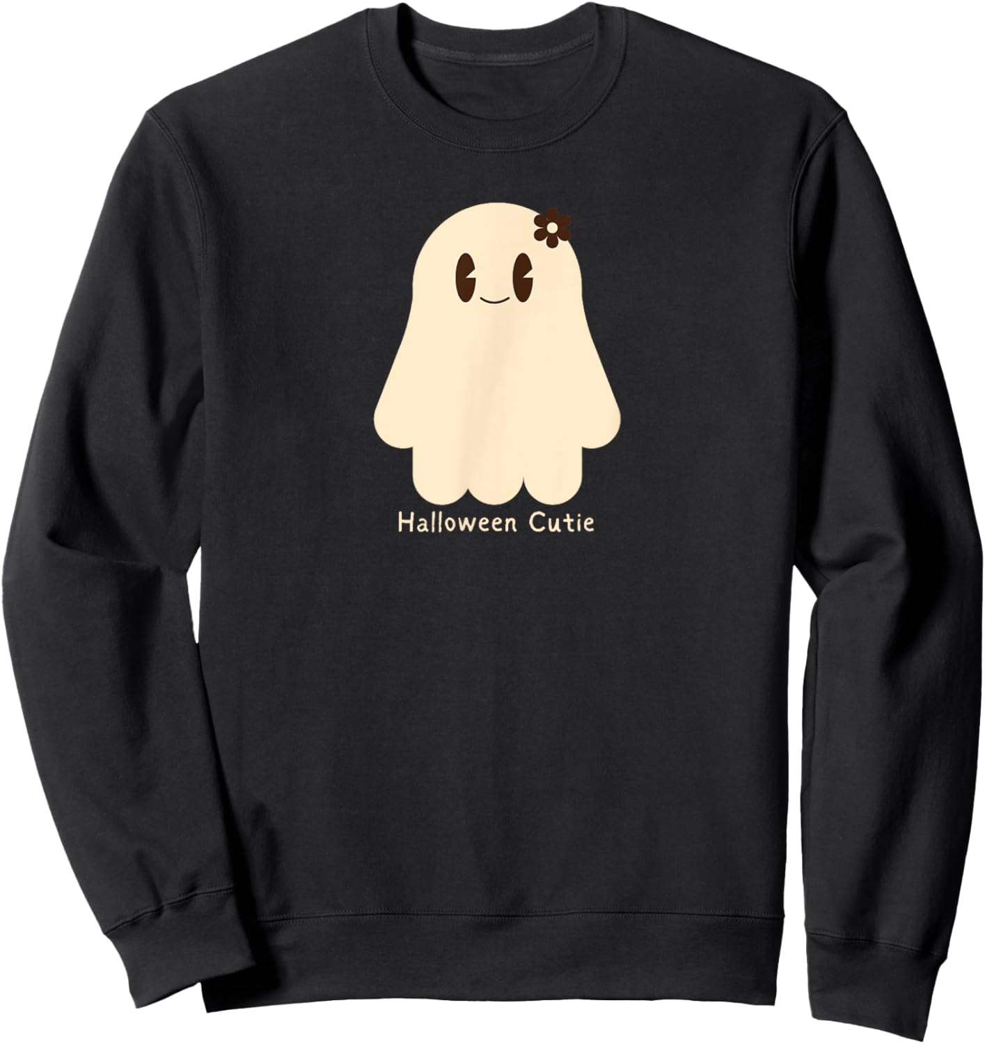 Halloween Cutie Ghost Sweatshirt - Sweatshirt | Black