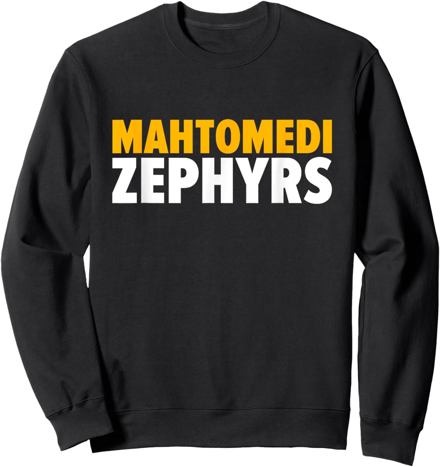 Mahtomedi Zephyrs Bold Sweatshirt - Sweatshirt | Black