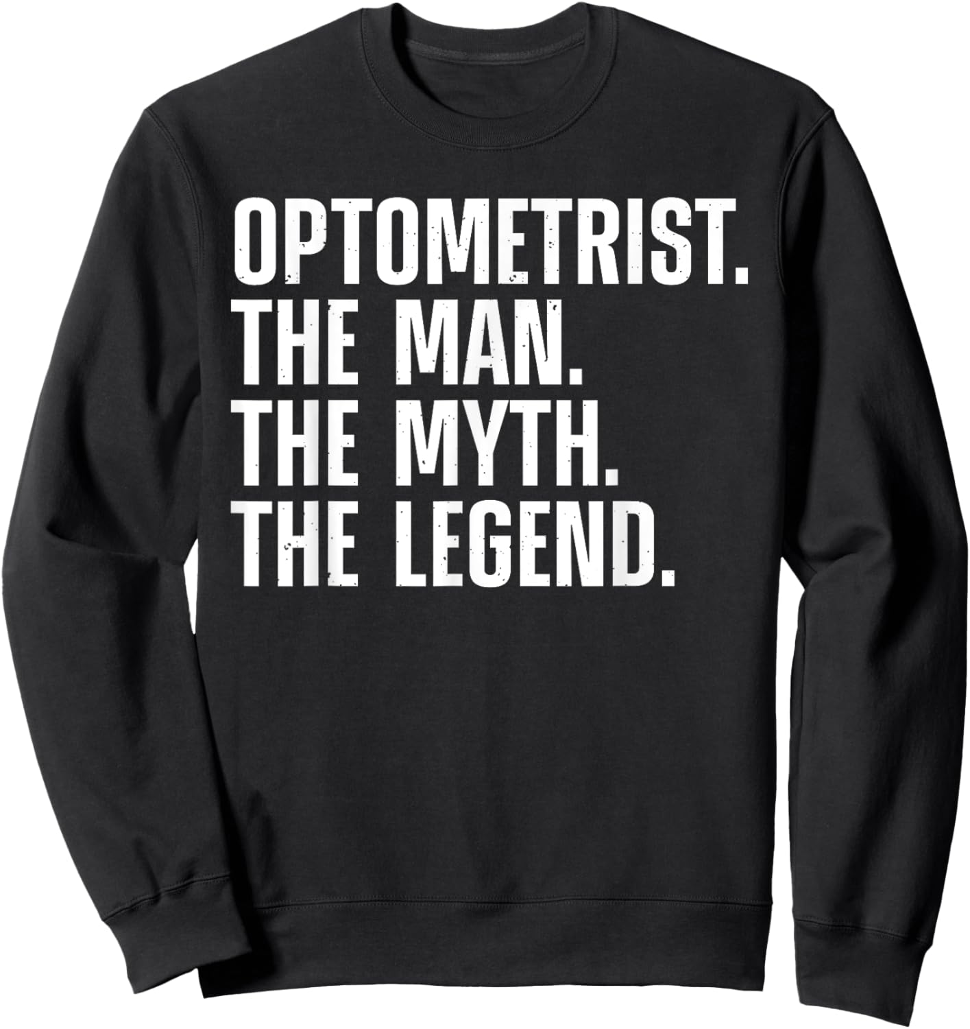 Cool Optometrist Art Dad Boys Optometry Optometrist Sweatshirt - Sweatshirt | Black