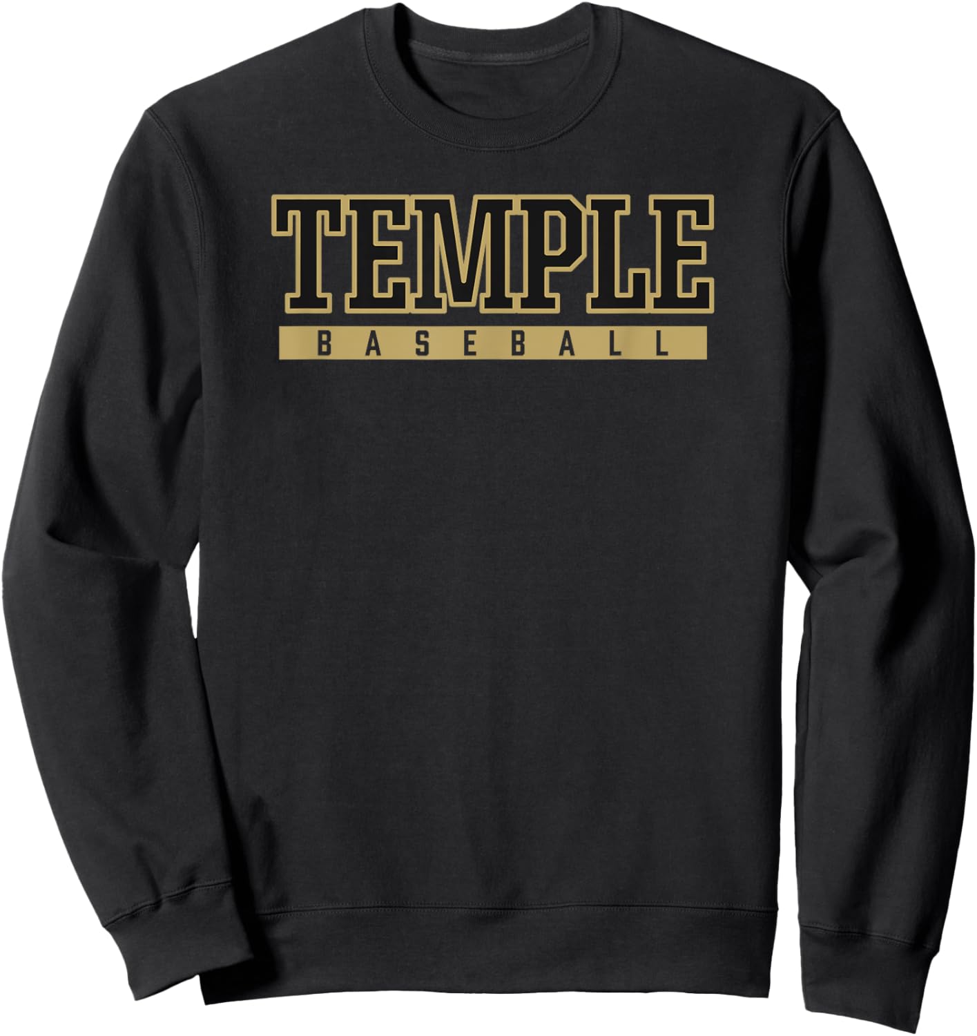Temple High School Baseball Sweatshirt - Sweatshirt | Black