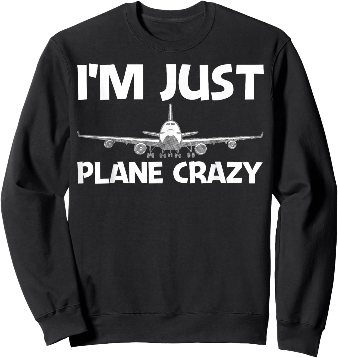 Cool Airplane Women Aviation Plane Airplane Pilot Sweatshirt - Sweatshirt | Black