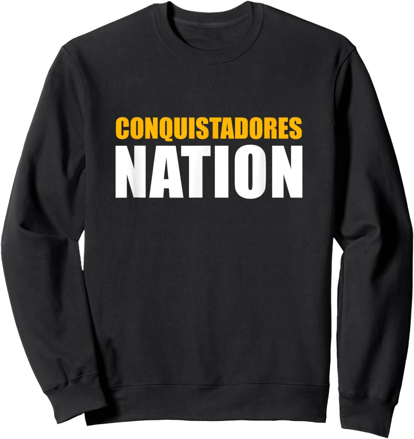 Don Antonio Lugo Conquistadores Nation HS Sweatshirt - Sweatshirt | Black