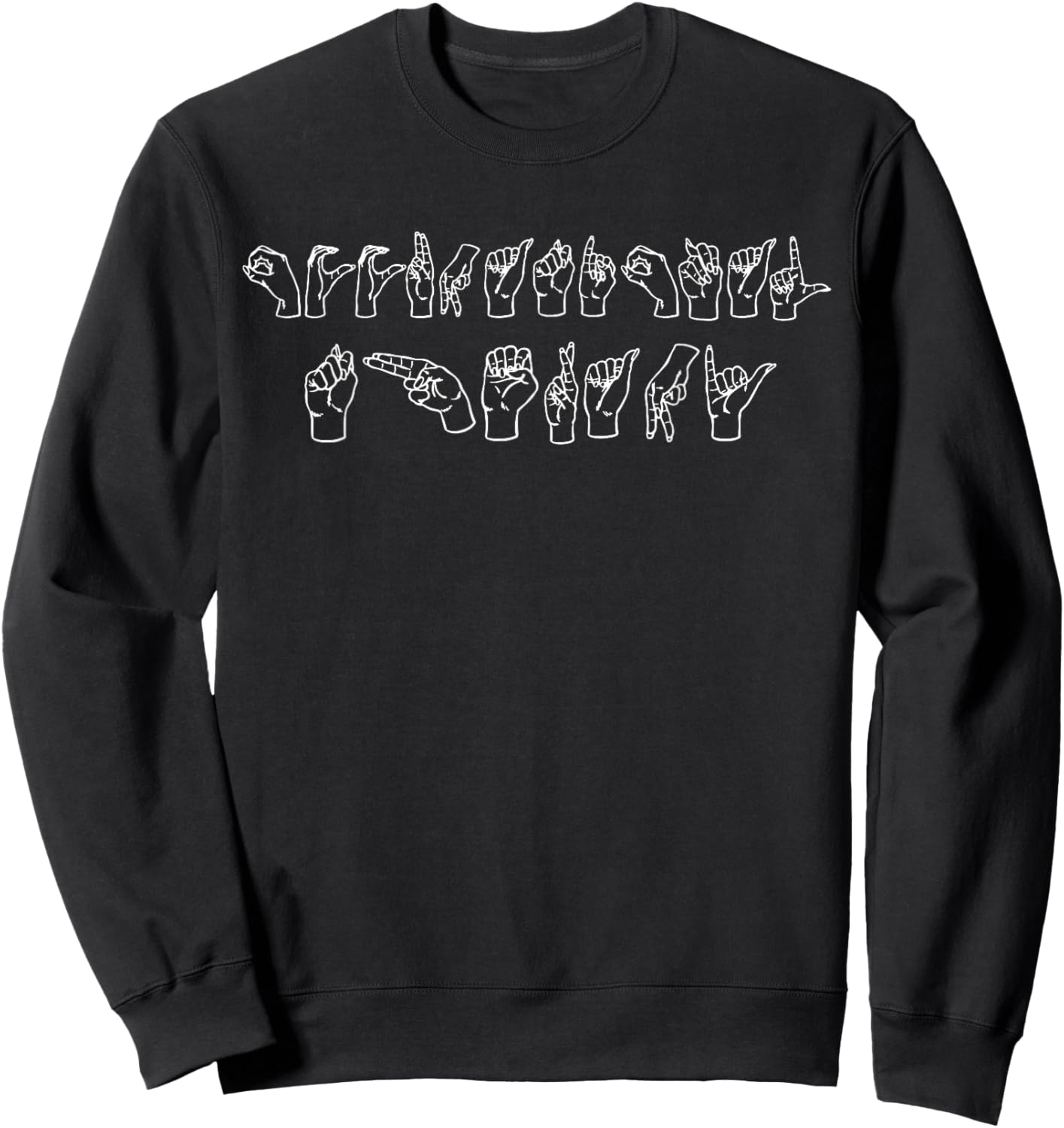 ASL Occupational Therapy Sign Language Occupational Therapy Sweatshirt - Sweatshirt | Black