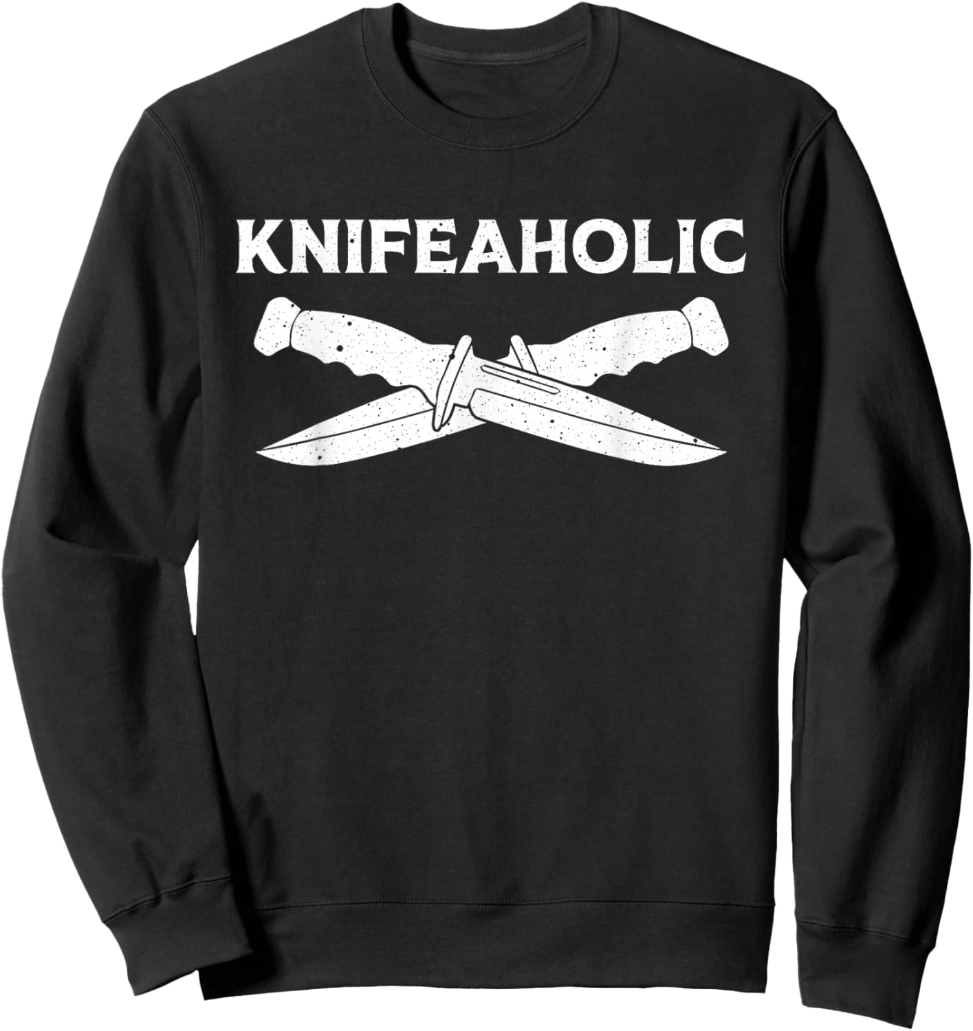 Knife Collector Art Women Knife Lover Knife Collecor Sweatshirt - Sweatshirt | Black