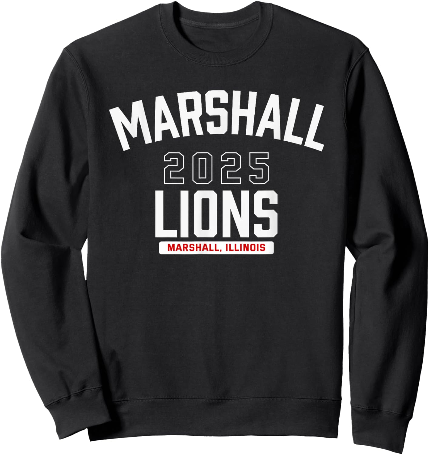 Marshall Lions Marshall, Illinois 2025 Sweatshirt - Sweatshirt | Black