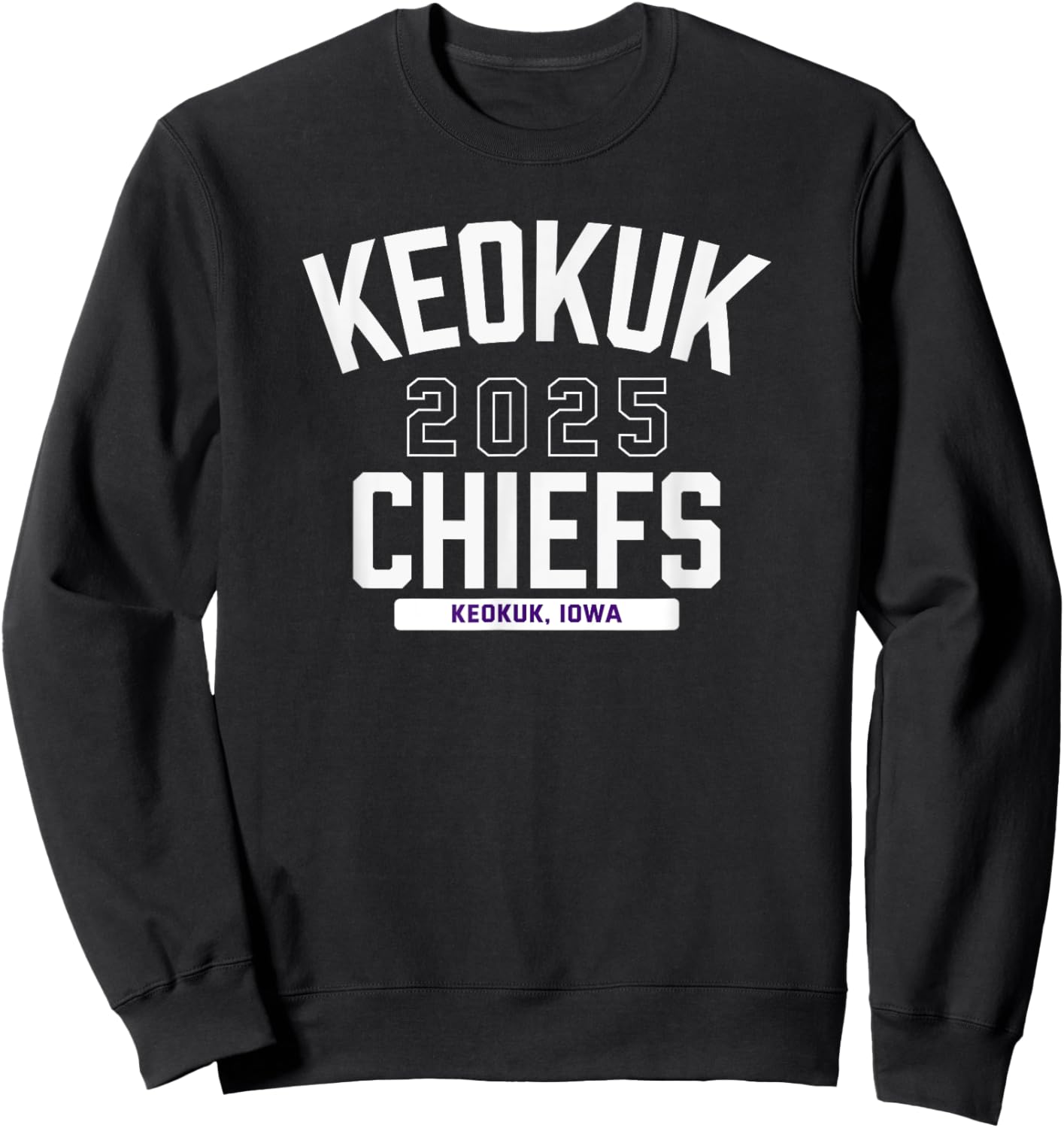 Keokuk Chiefs Keokuk, Iowa 2025 Sweatshirt - Sweatshirt | Black