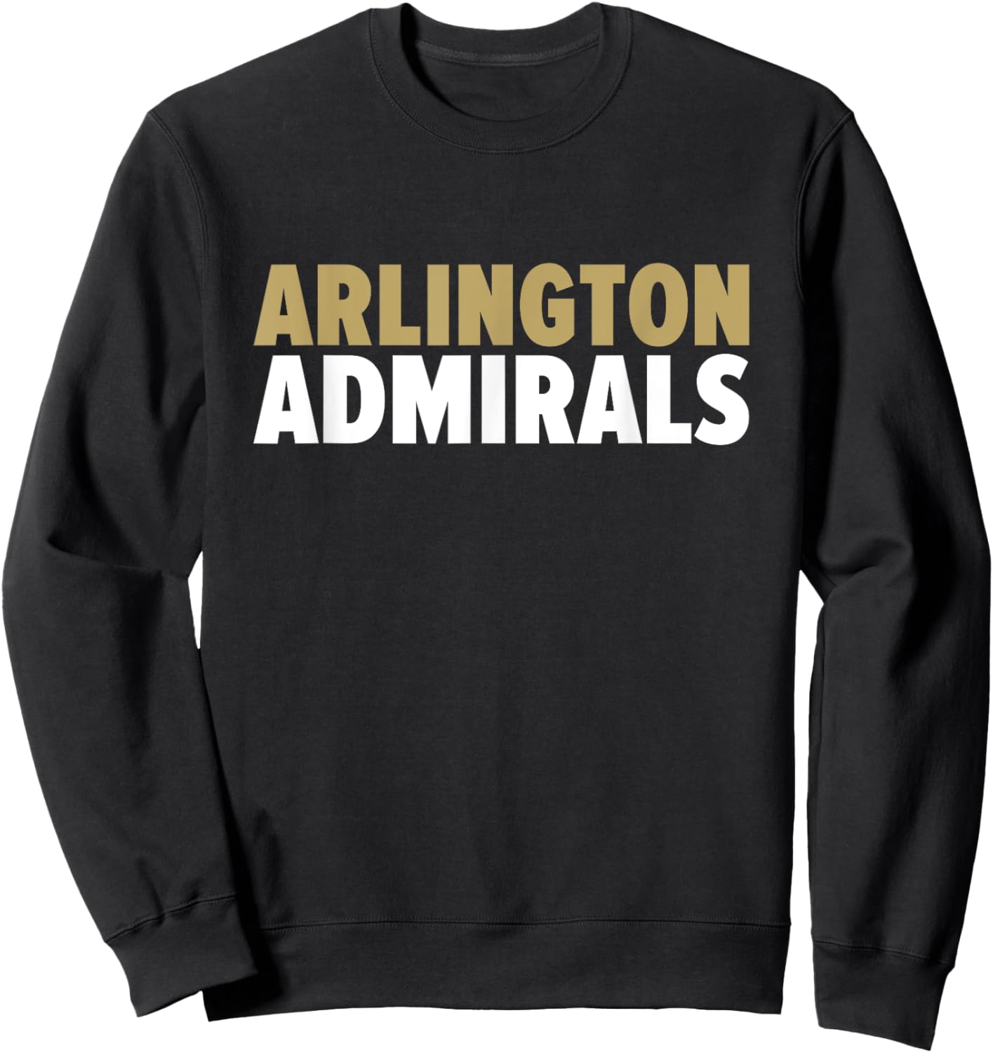 Arlington Admirals Bold Sweatshirt - Sweatshirt | Black