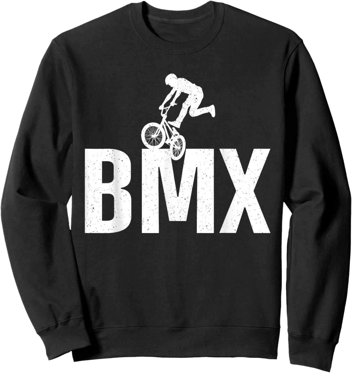 Cool BMX Design Women Boys BMX Rider Off Road BMX Sweatshirt - Sweatshirt | Black