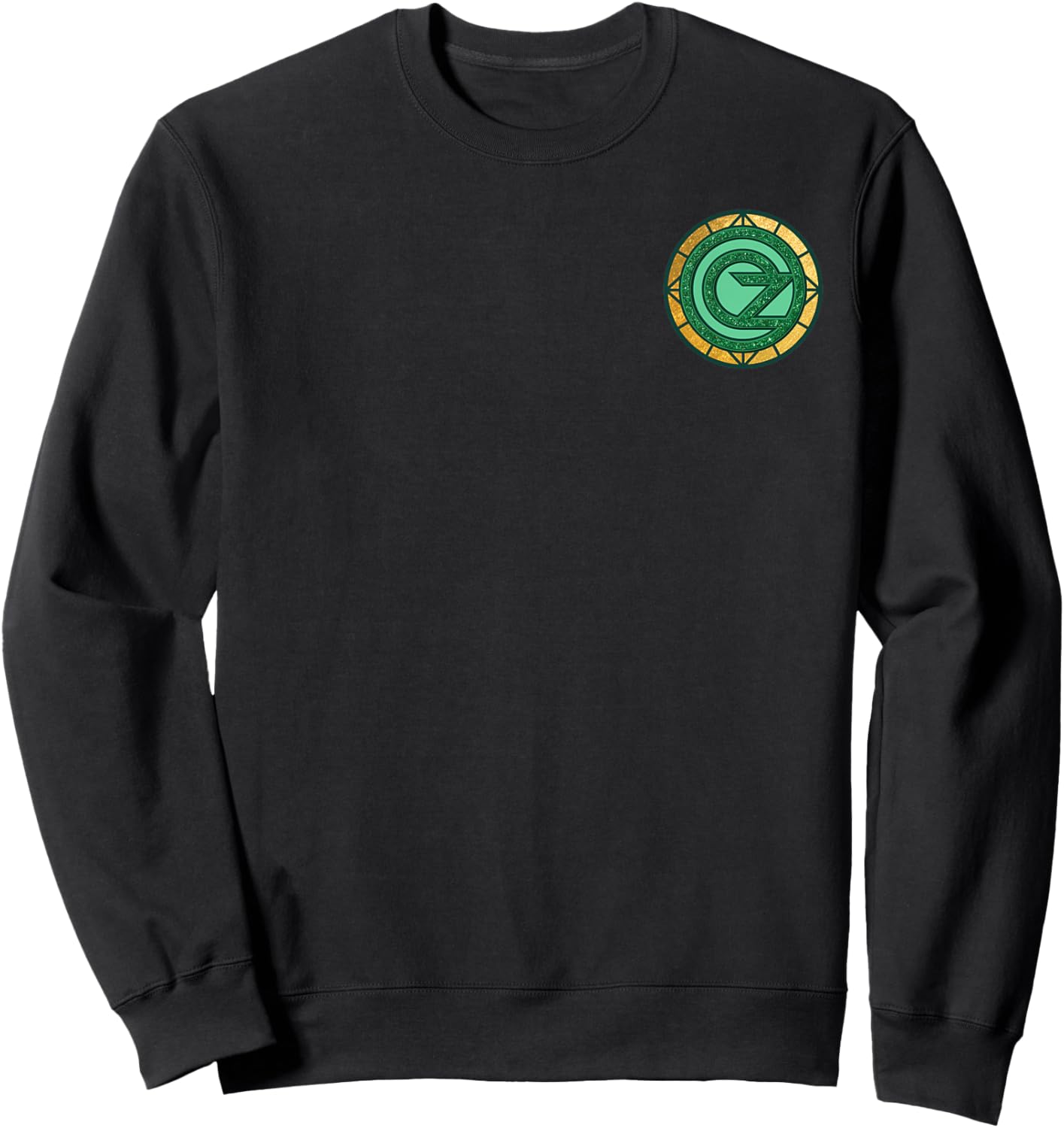 Wicked City Made Of Emeralds Front & Back Sweatshirt - Sweatshirt | Black