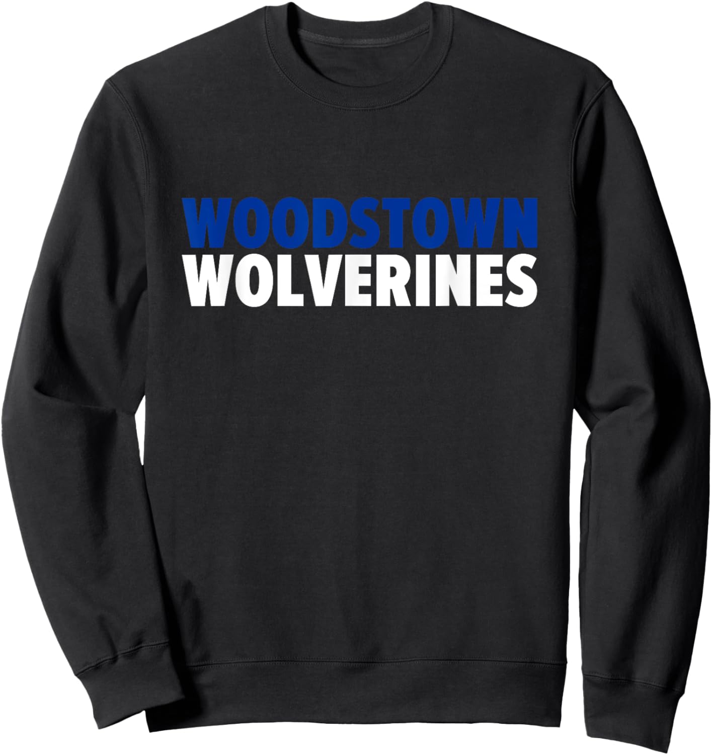 Woodstown Wolverines Bold Sweatshirt - Sweatshirt | Black