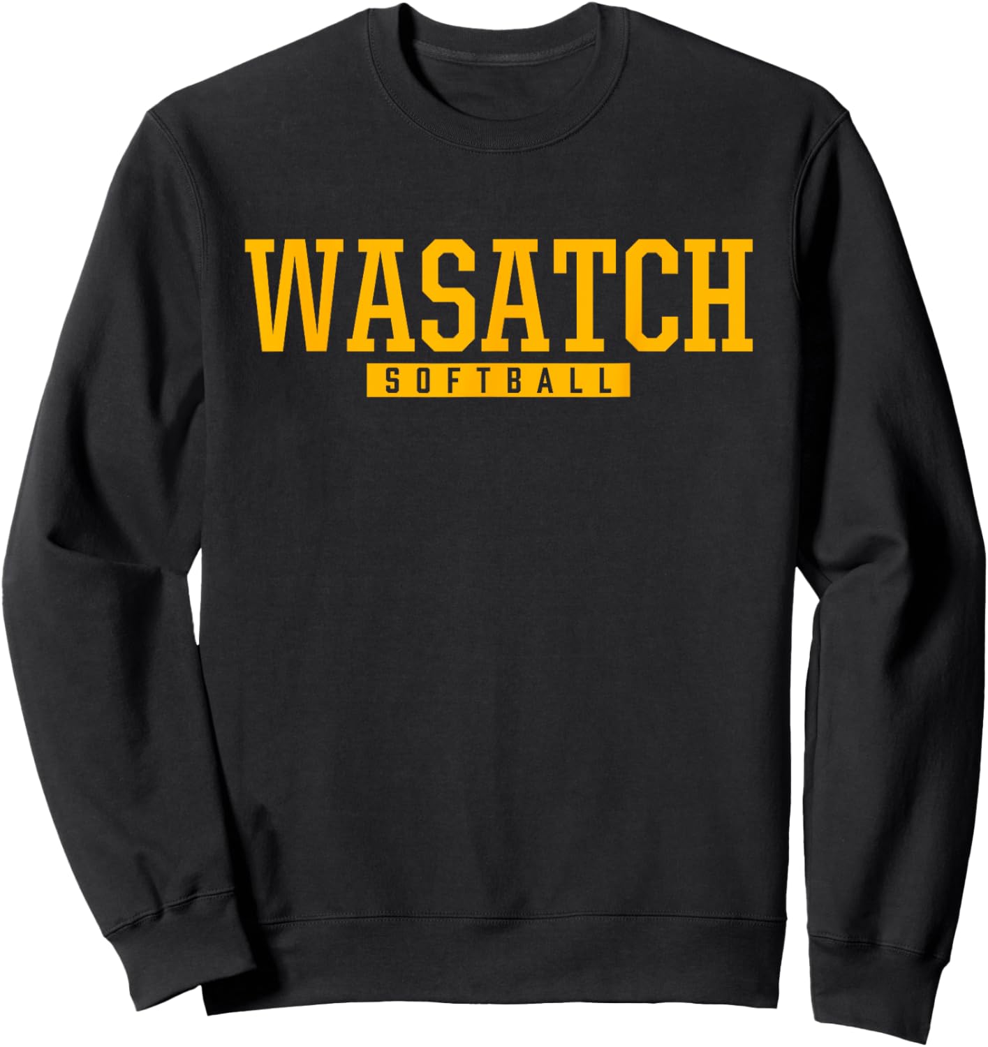 Wasatch High School Softball Sweatshirt - Sweatshirt | Black