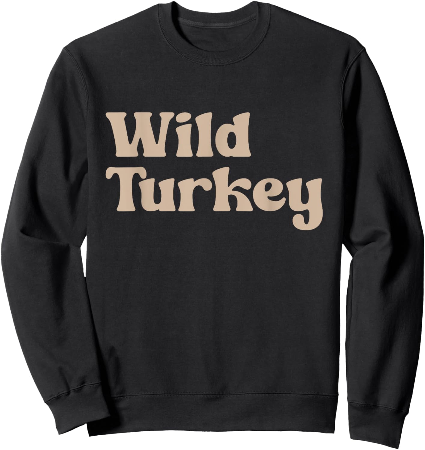 Kids Thanksgiving For Boys Girls Toddler Sibling Wild Turkey Sweatshirt - Sweatshirt | Black