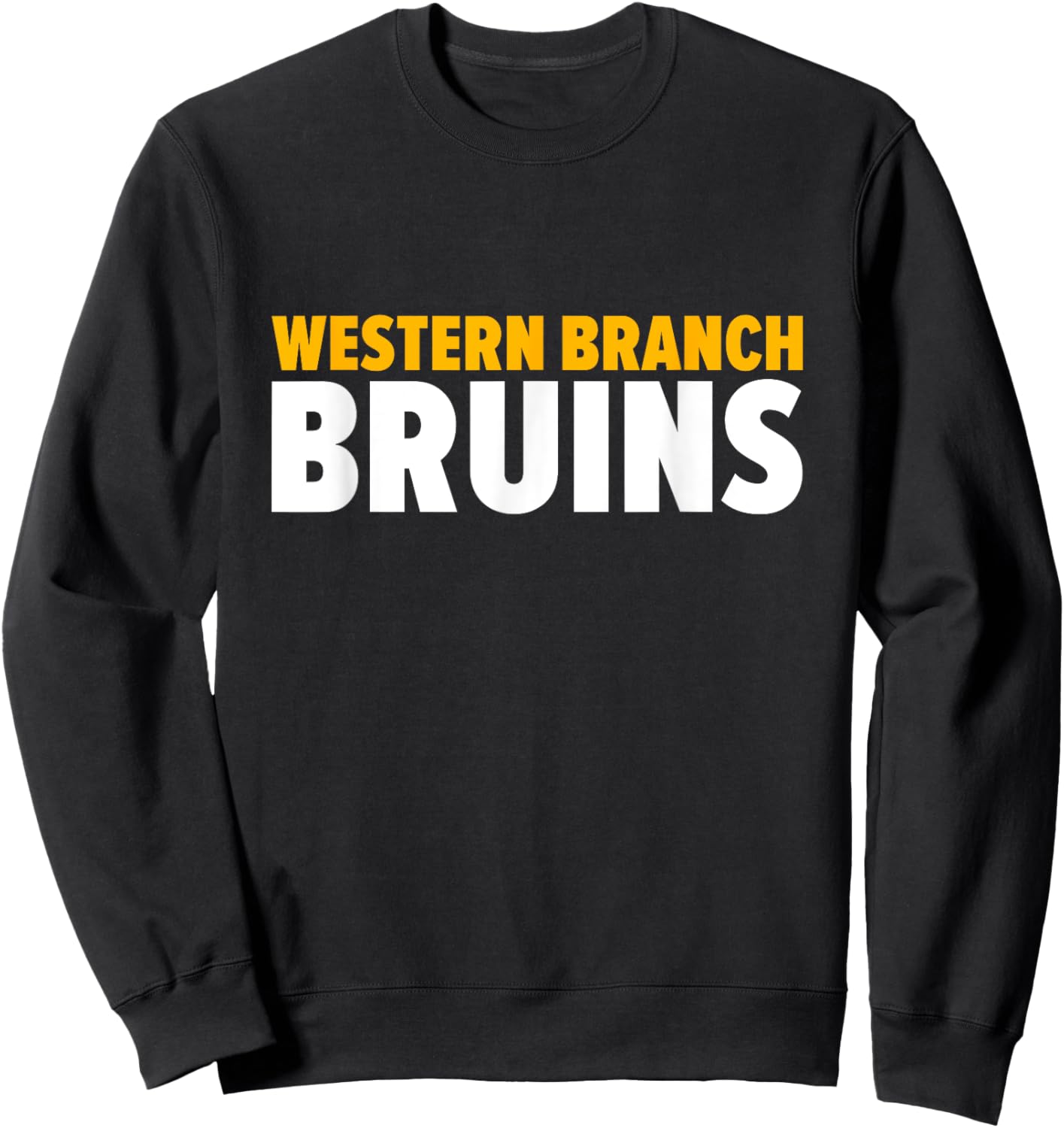 Western Branch Bruins Bold Sweatshirt - Sweatshirt | Black