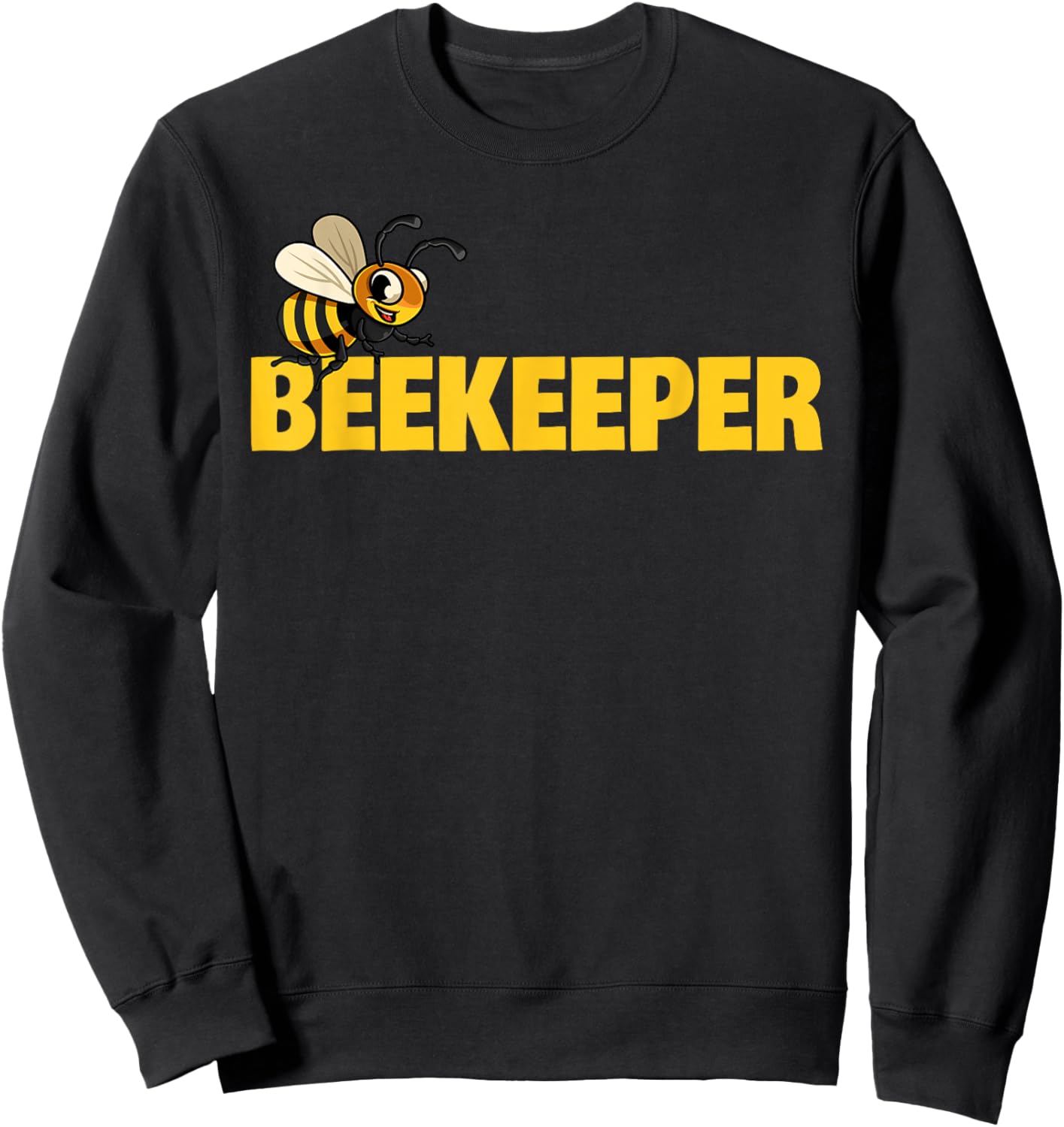Beekeeper Funny Honeybee Beekeeping Bee Farming Enthusiasts Sweatshirt - Sweatshirt | Black