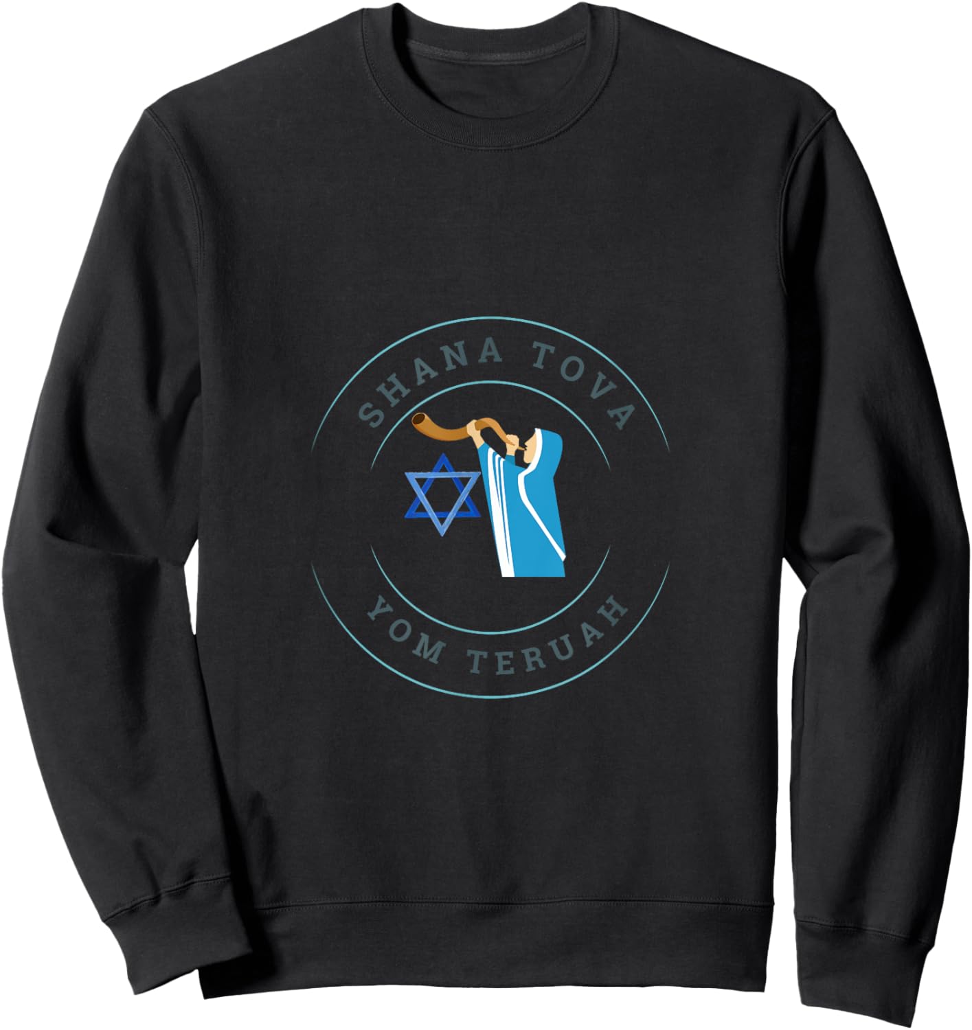 Shana Tova Yom Teruah Sweatshirt - Sweatshirt | Black