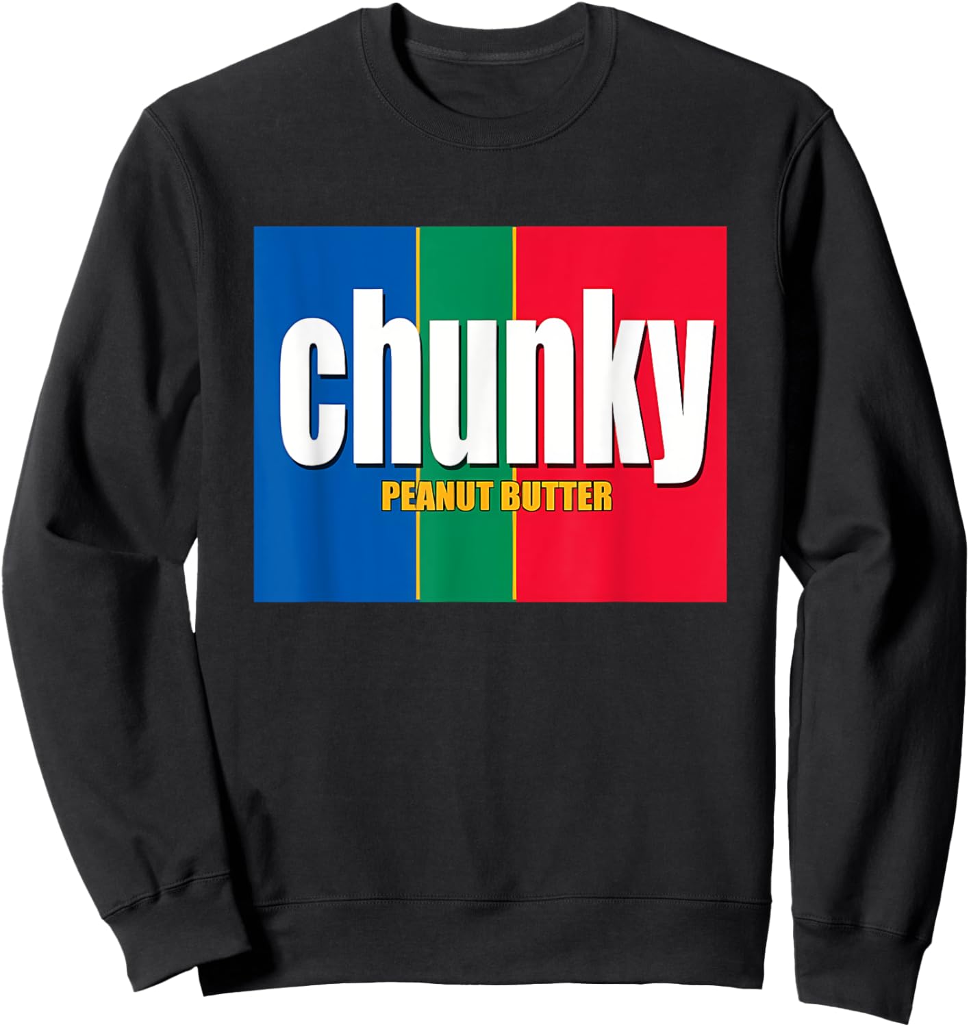 Chunky Peanut Butter Group Condiment Matching Sweatshirt - Sweatshirt | Black