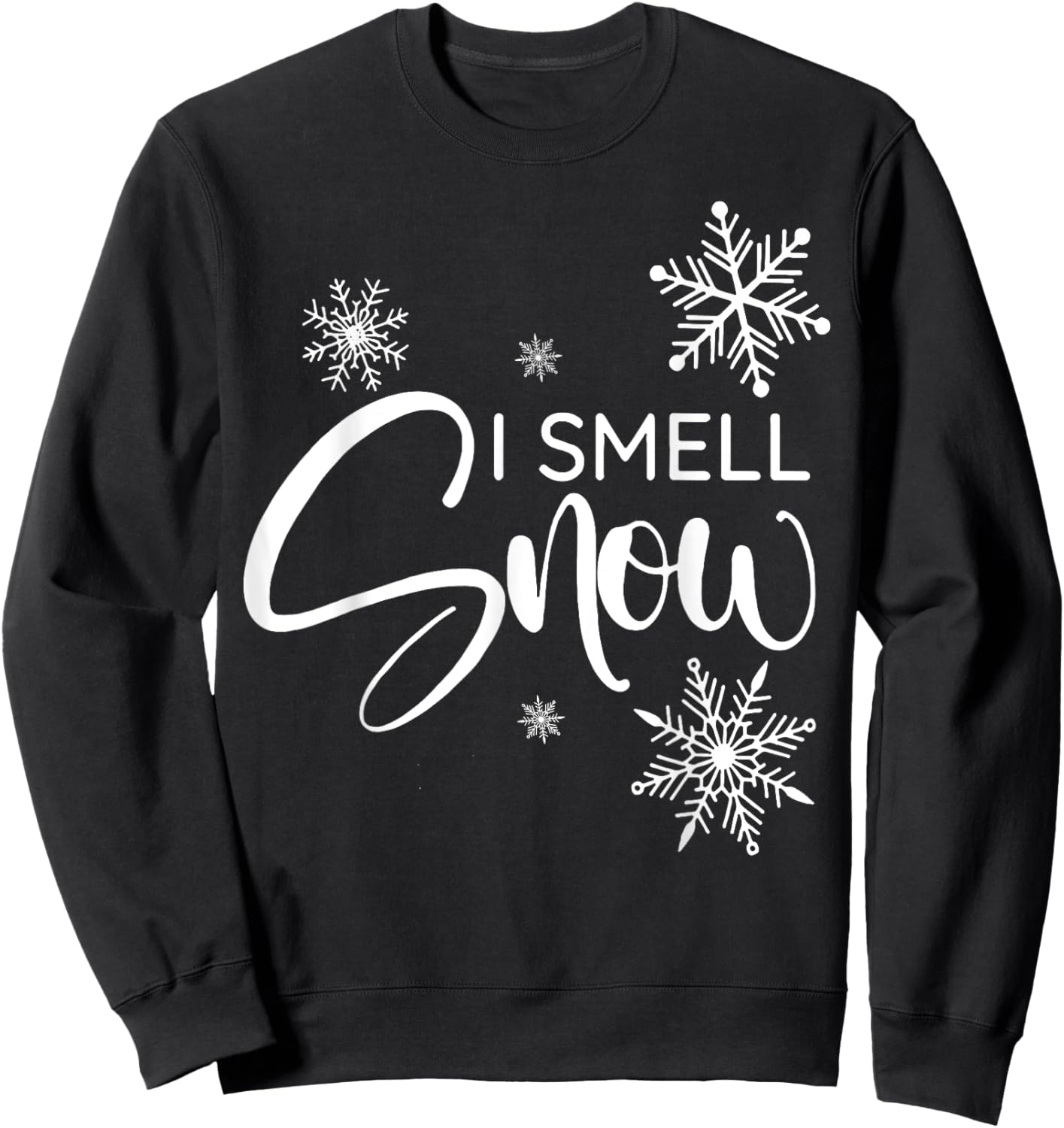 I Smell Snow Sweatshirt - Sweatshirt | Black
