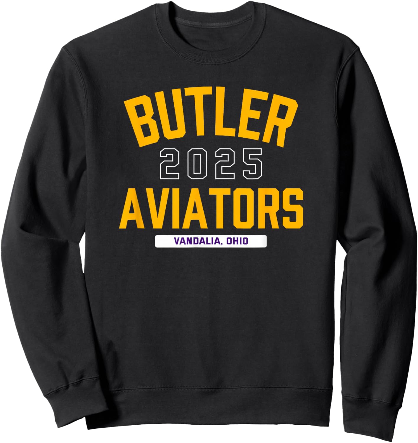 Butler Aviators Vandalia, Ohio 2025 Sweatshirt - Sweatshirt | Black