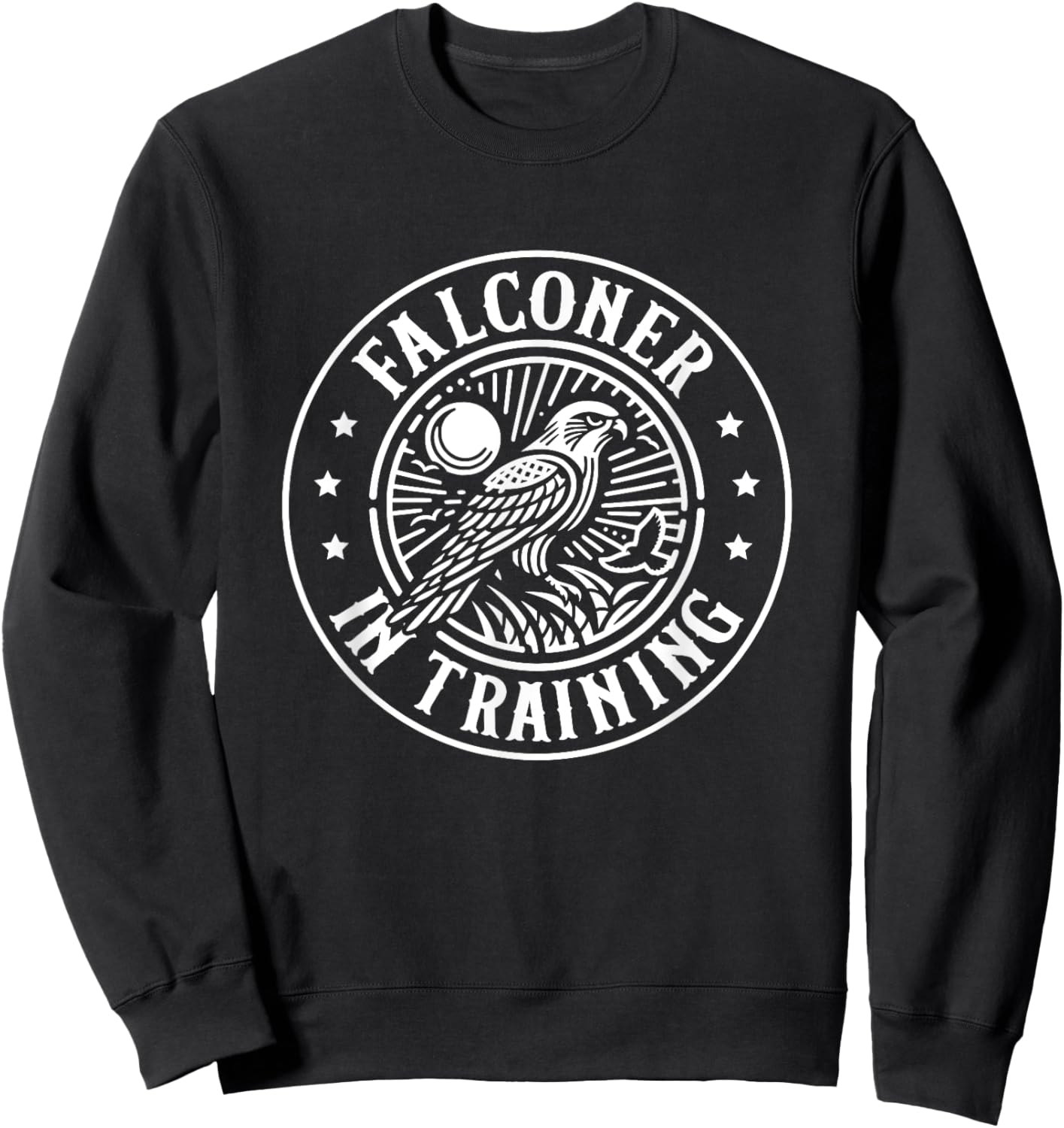 Falconer In Training Falconry Future Falcon Training Kids Sweatshirt - Sweatshirt | Black