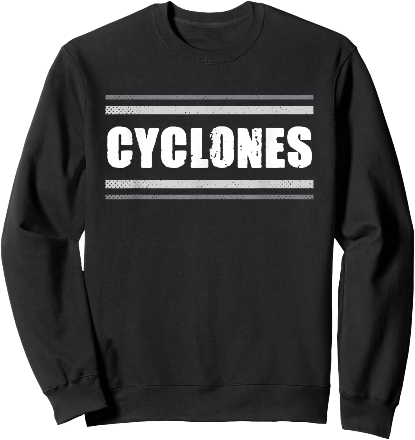 Cyclones Chester Vintage Stripes HS Sweatshirt - Sweatshirt | Black